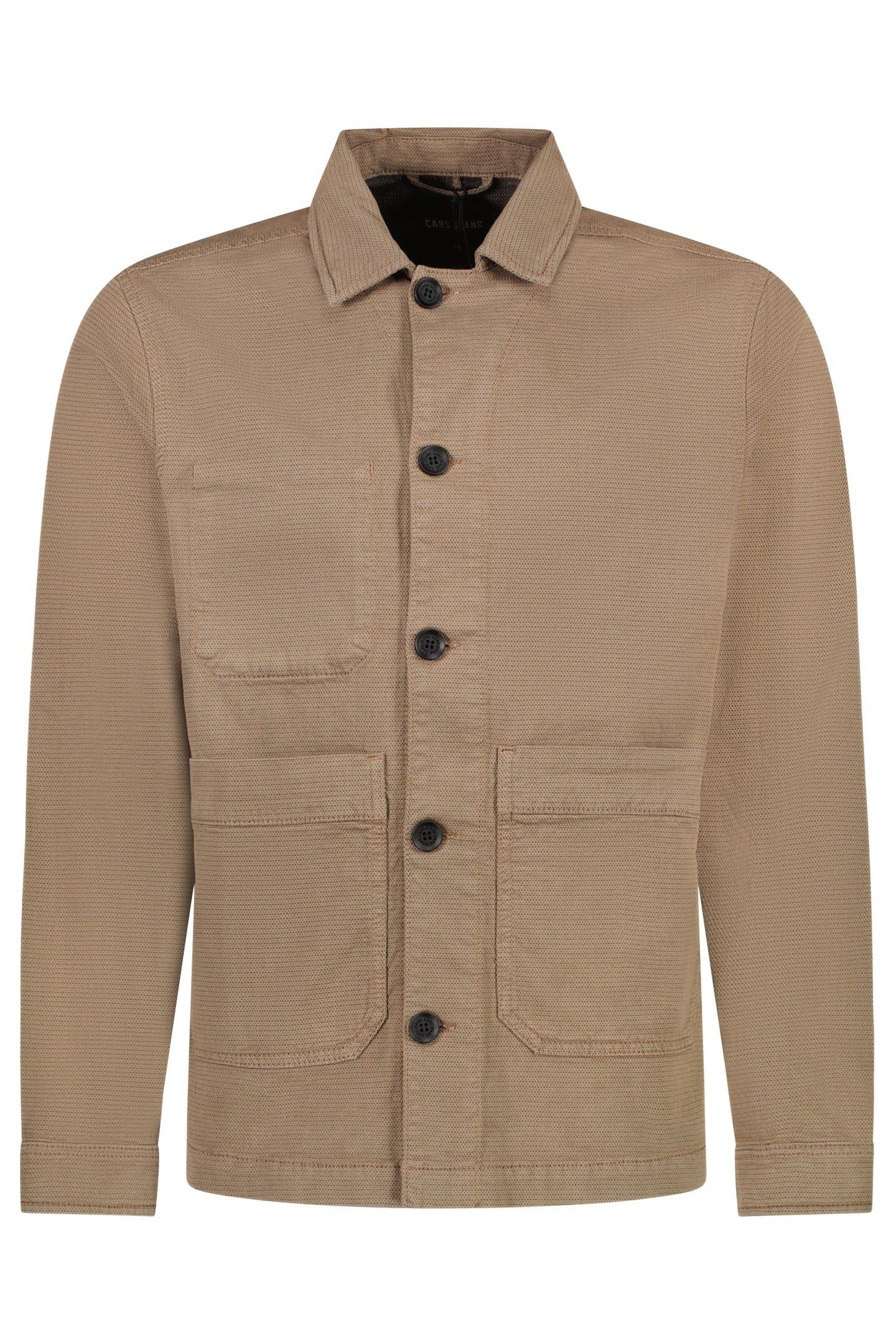 TOBIAS LS JACKET SHIRT BROWN 2