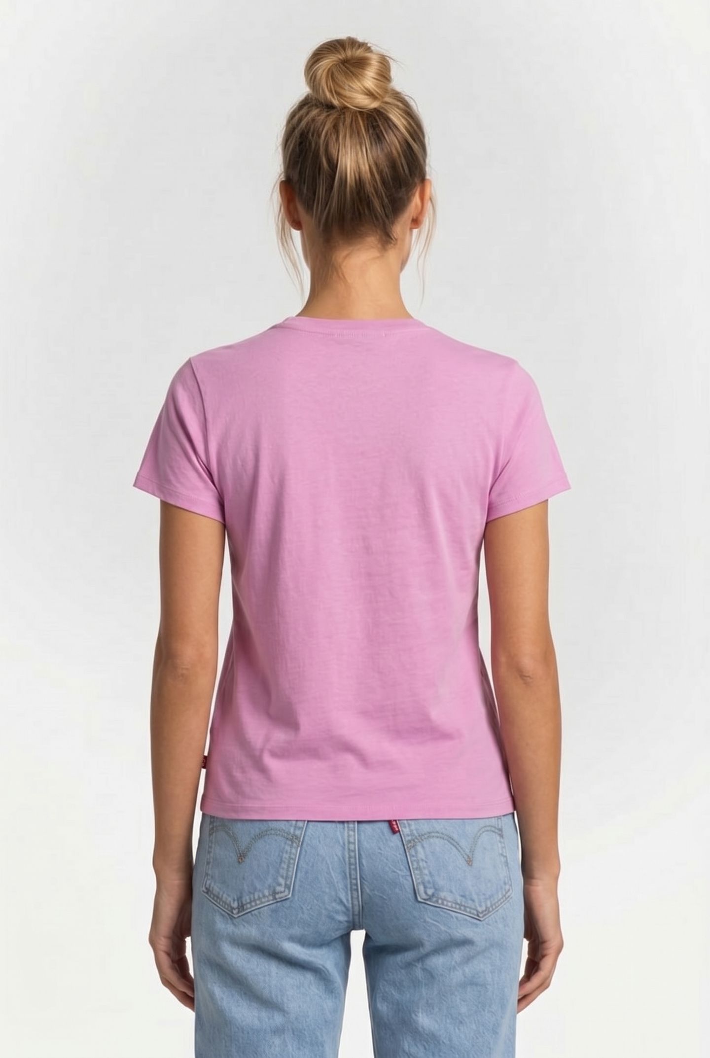 THE PERFECT TEE STRIPE LOGO MAUBE ORCHID 2