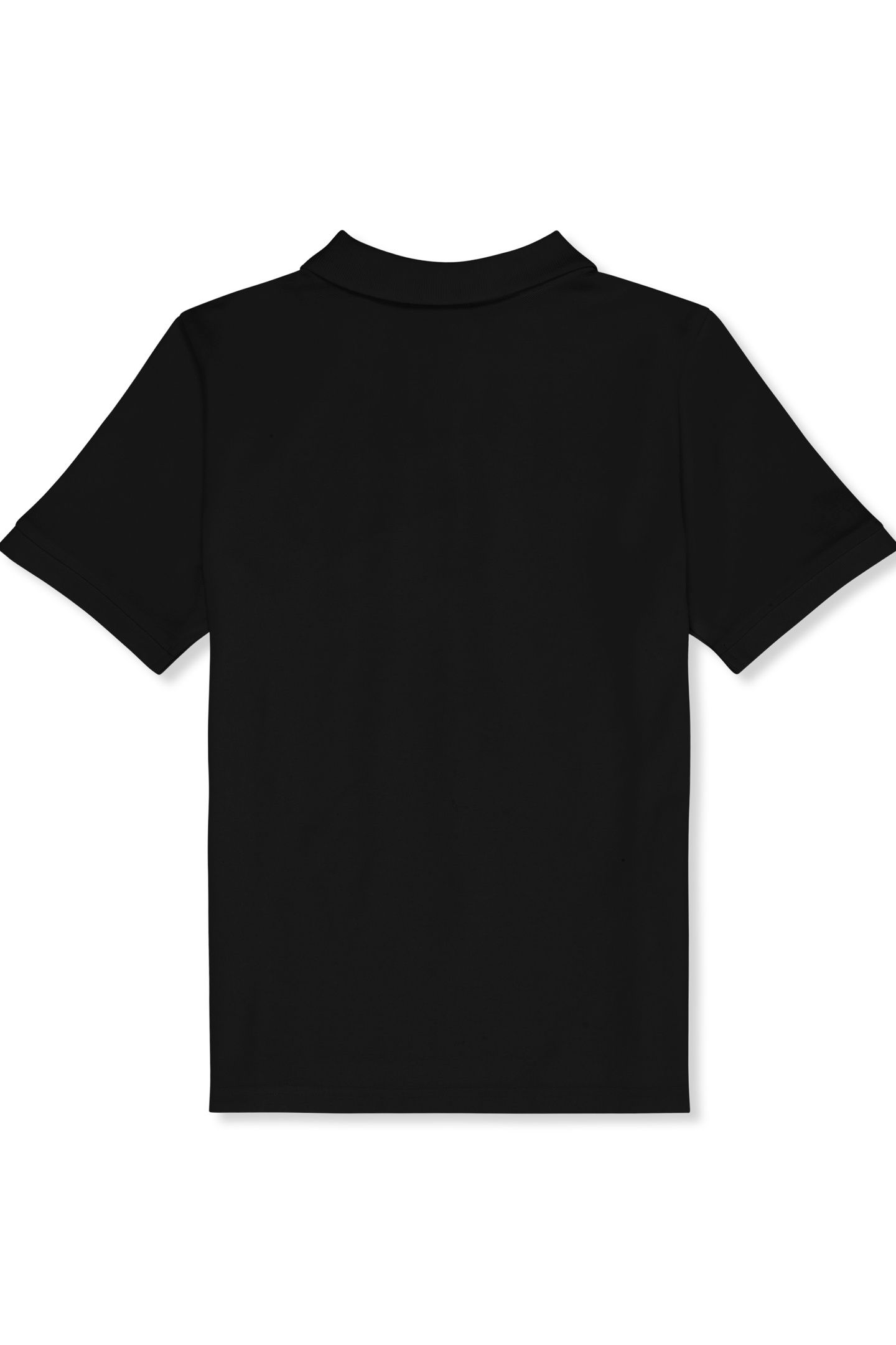 PIAGGIA REGULAR LOGO POLO SHIRT BLACK 2