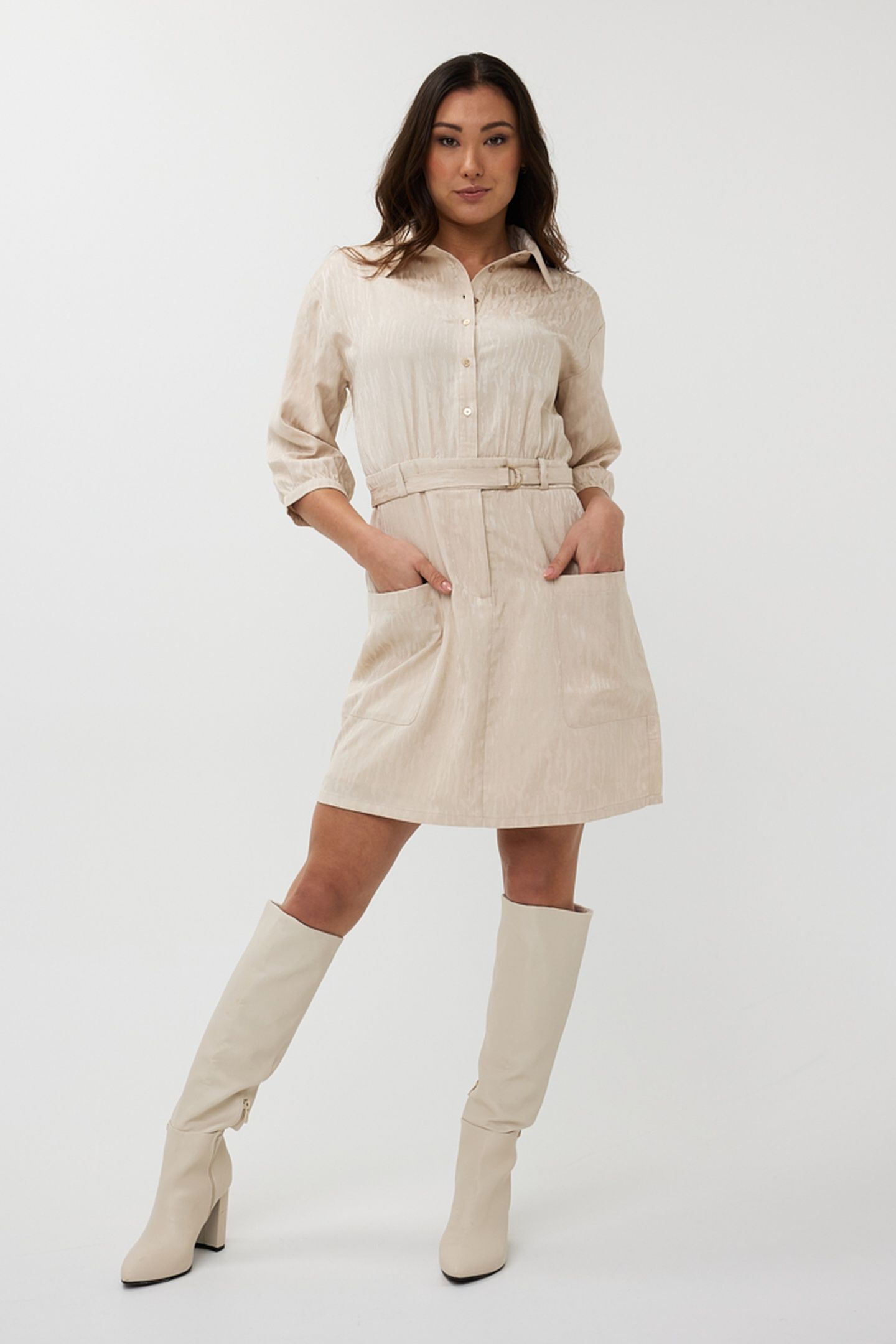 DRESS JACQUARD SAND 1