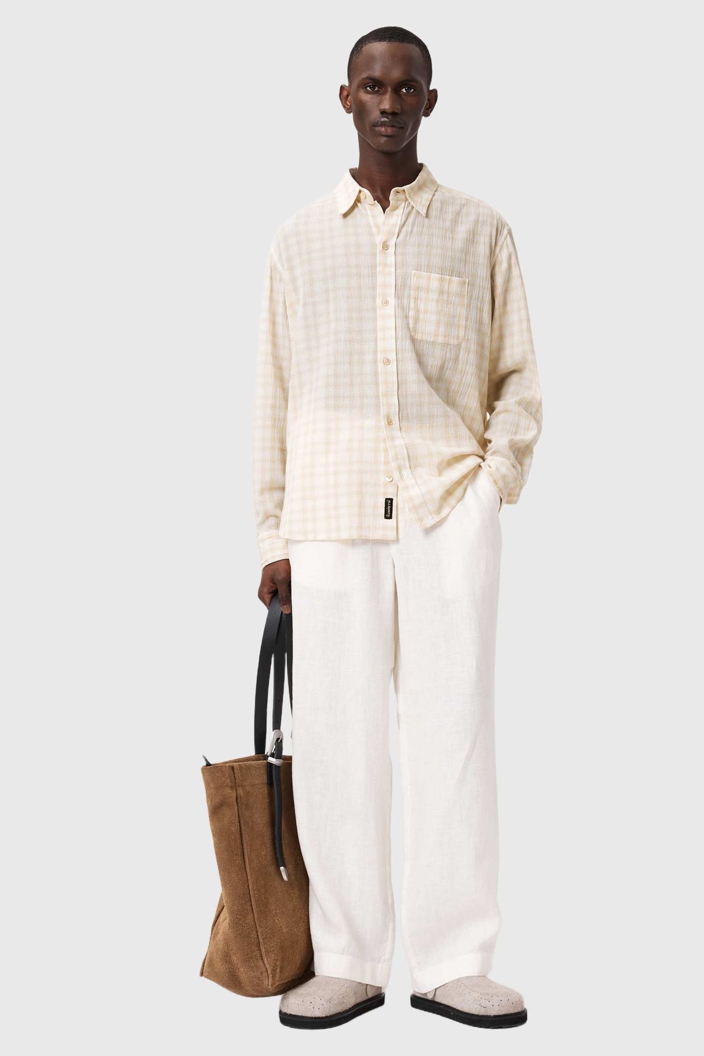 TOYA LS SHIRT SANDSTONE BROWN 3