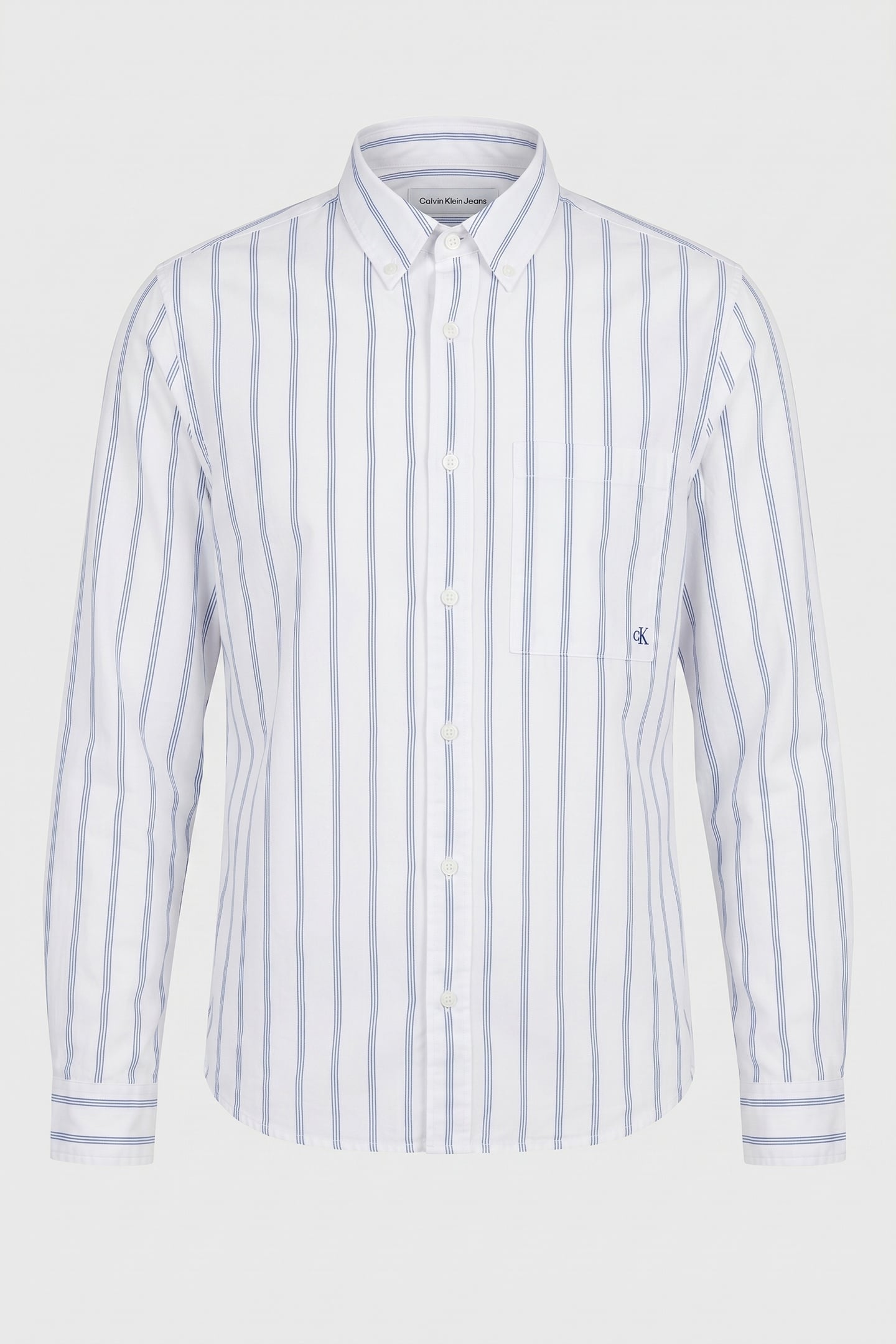 LS STRIPE OXFORD CLASSIC SHIRT BRILLIANT WHITE 3