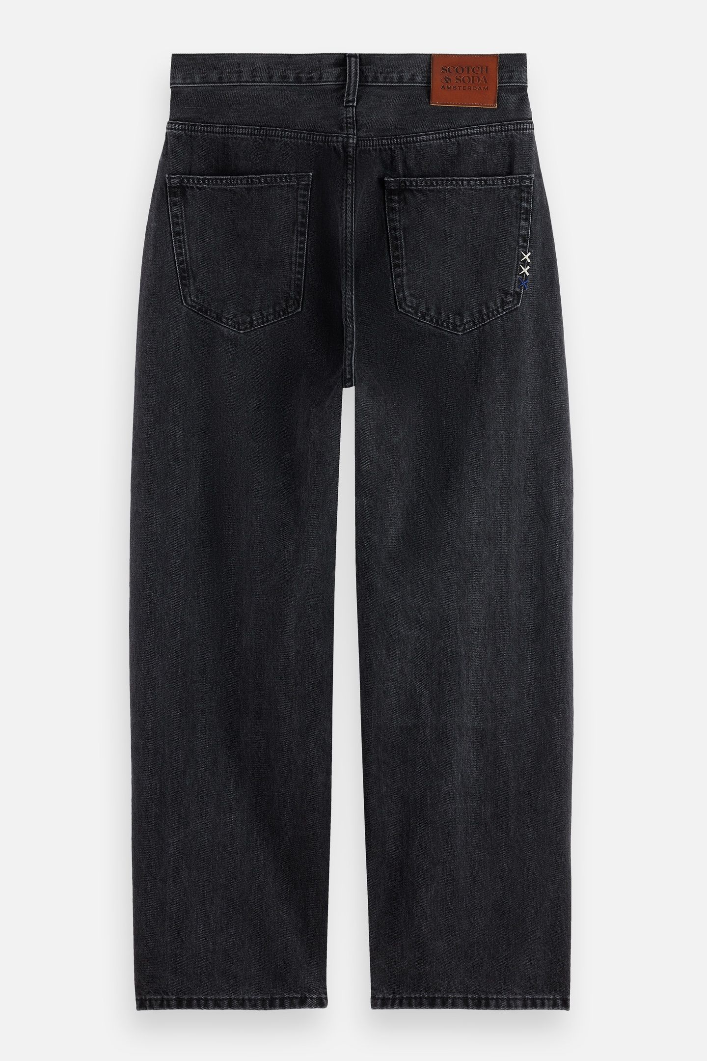 CORE THE PITCH LOOSE FIT JEANS — BLACK BUZZ BLACK BUZZ 8