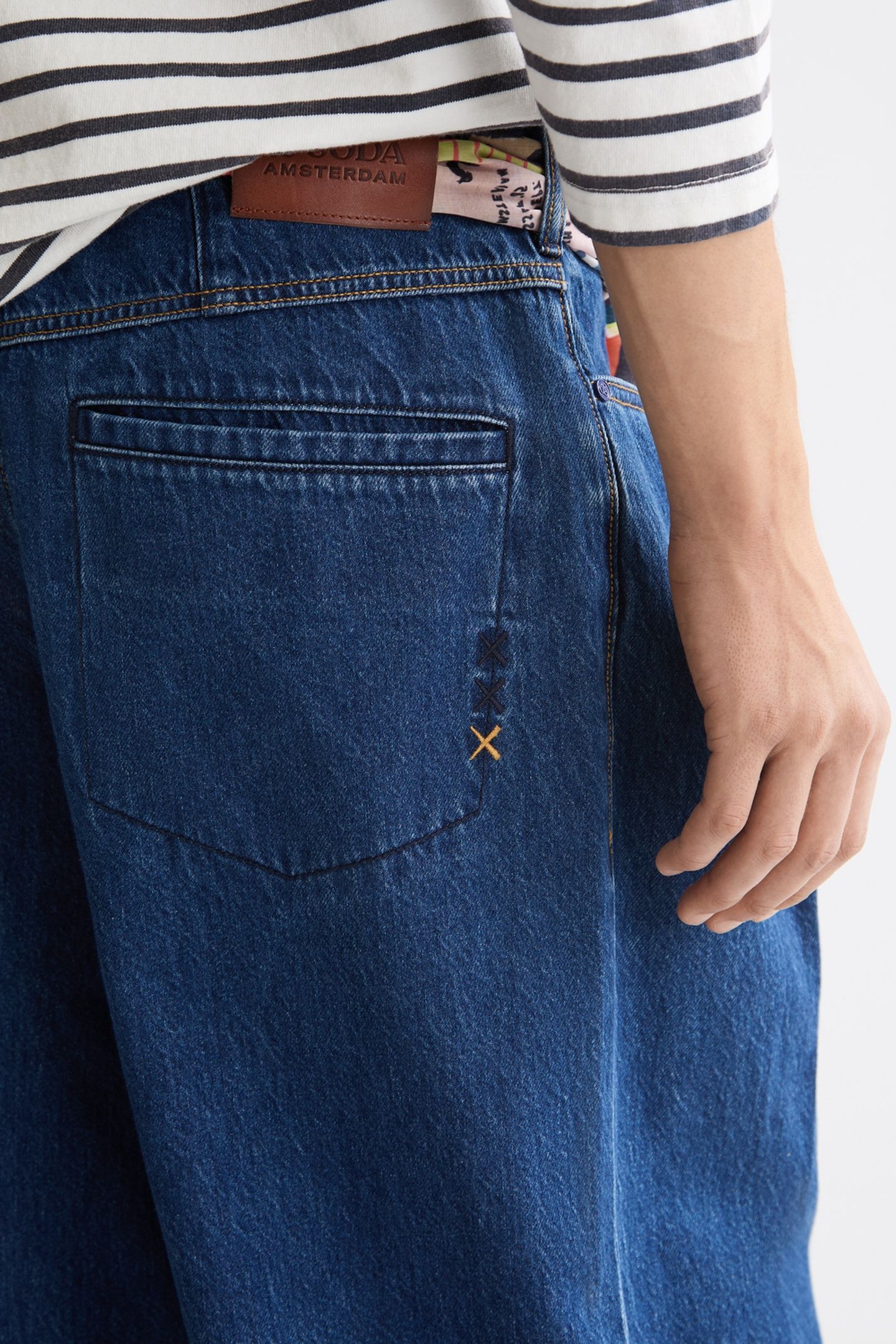 SEASONAL SUPER LOOSE PLEAT FRONT JEANS — FOREVER BLUE FOREVE 4