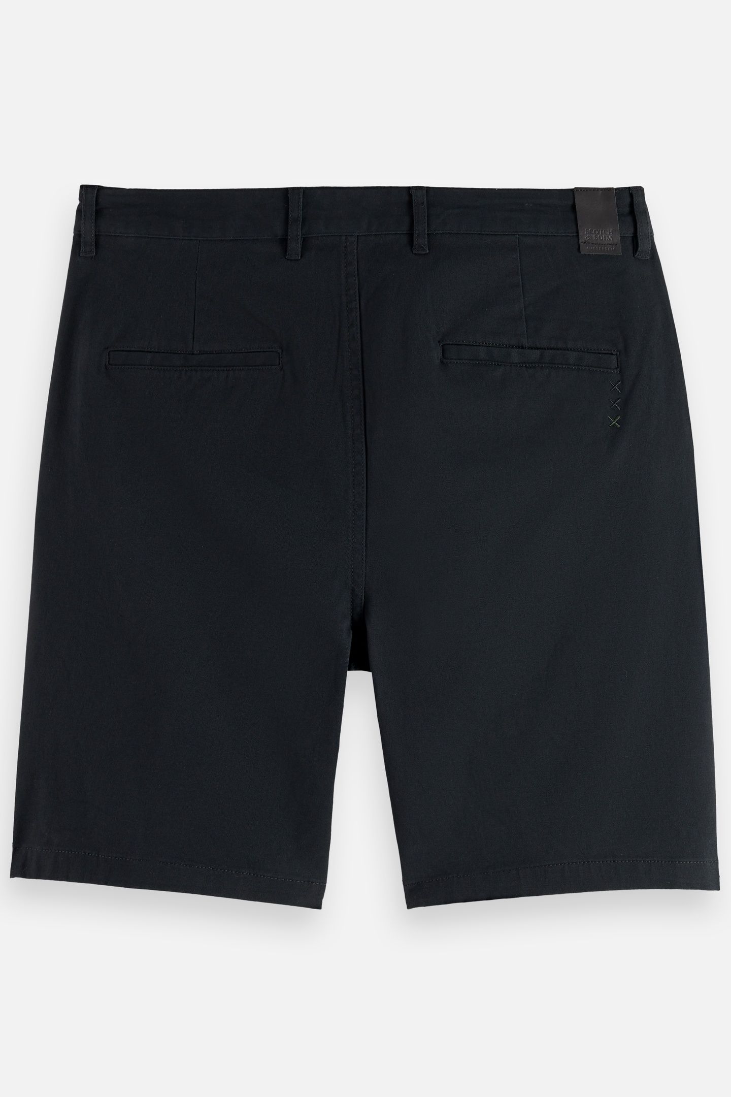CORE STUART COTTON-BLEND TWILL REGULAR-FIT SHORT BLACK 6