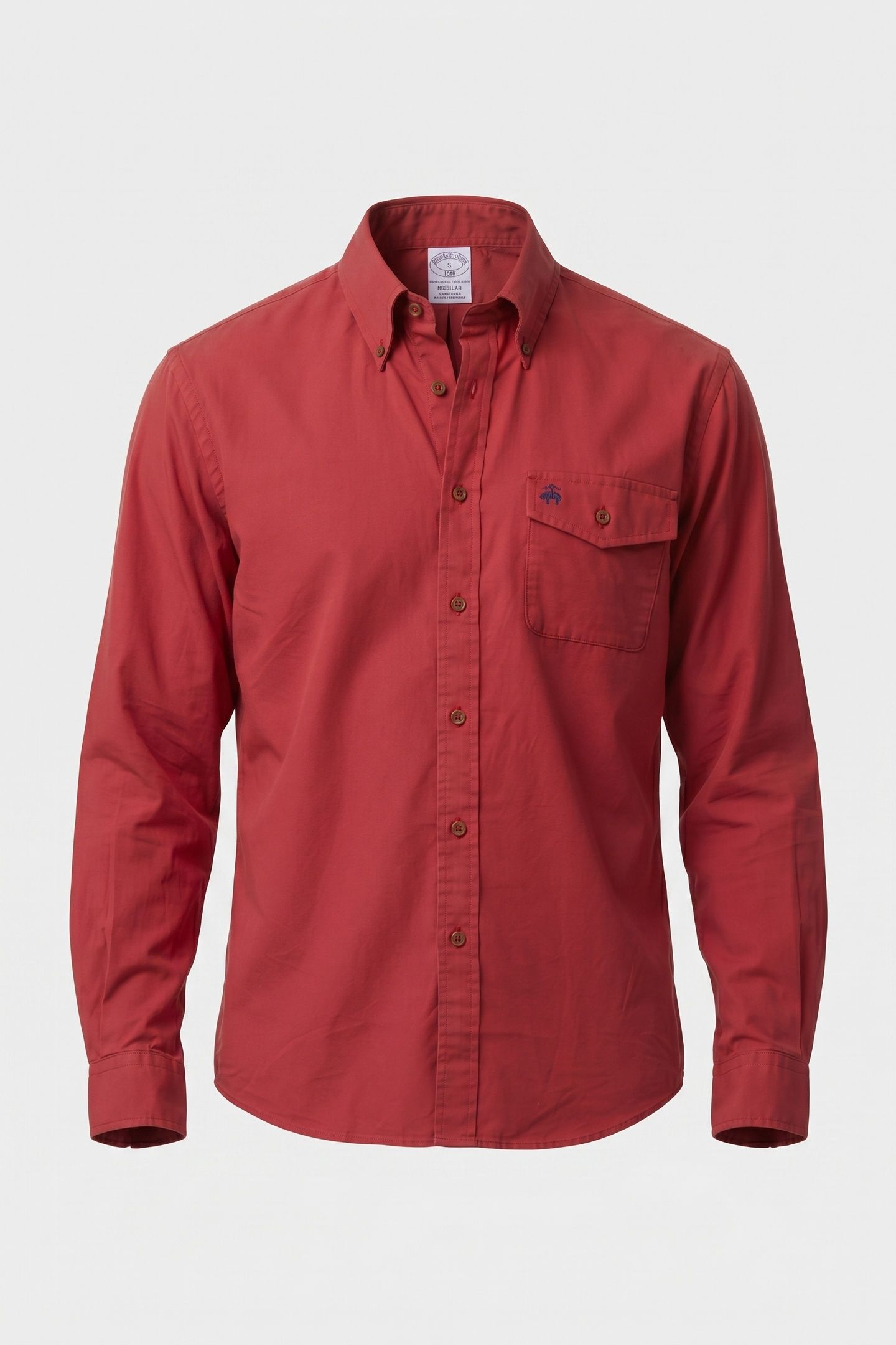 SOLID LONG SLEEVE CLARET DARK RED 5