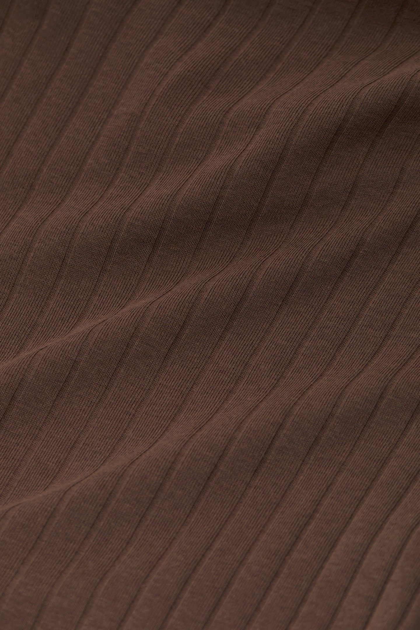 DROPPED LONGSLEEVE CACAO BROWN 5