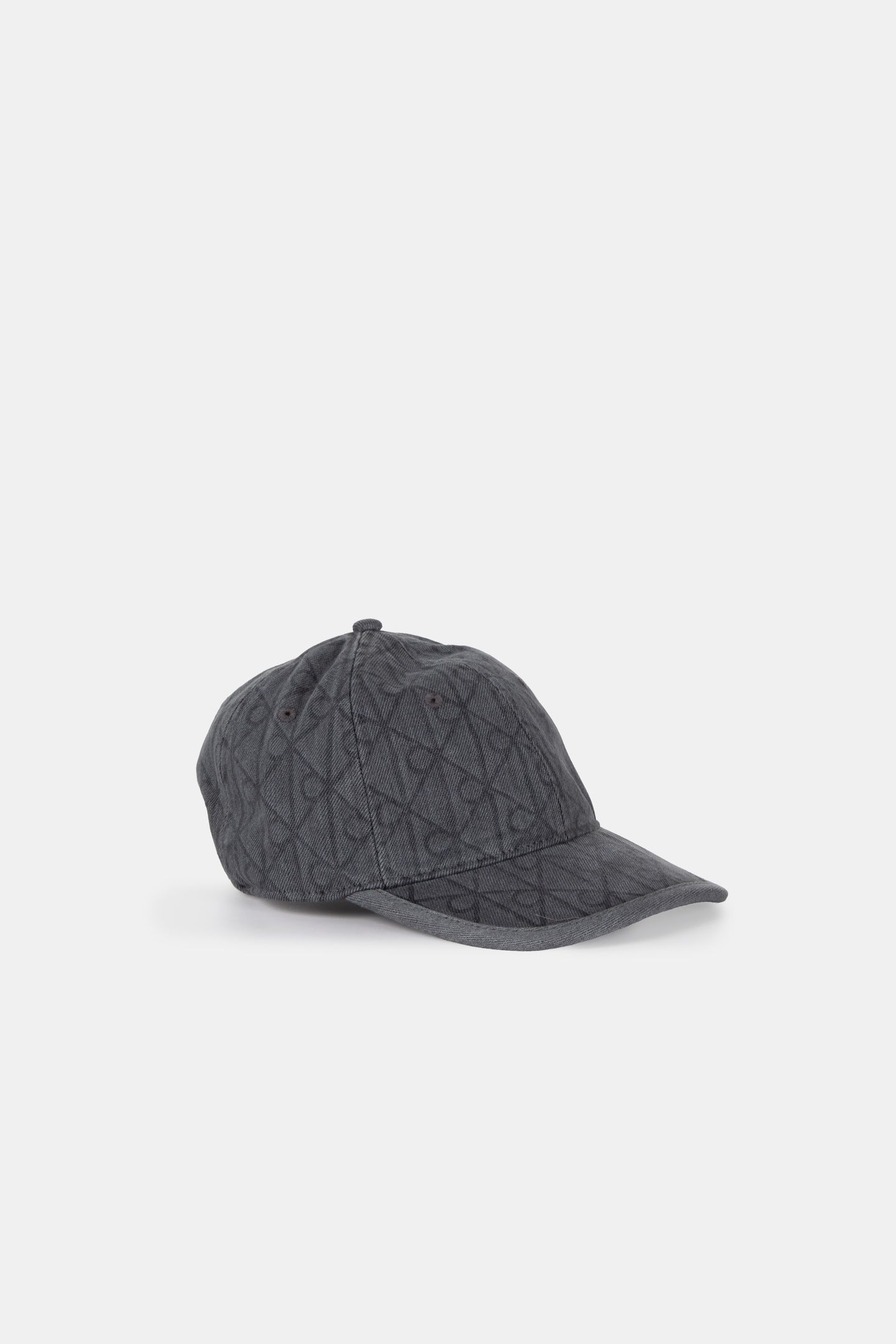 DENIM EMBLEM BURNOUT CAP CHARCOAL GRAY 3