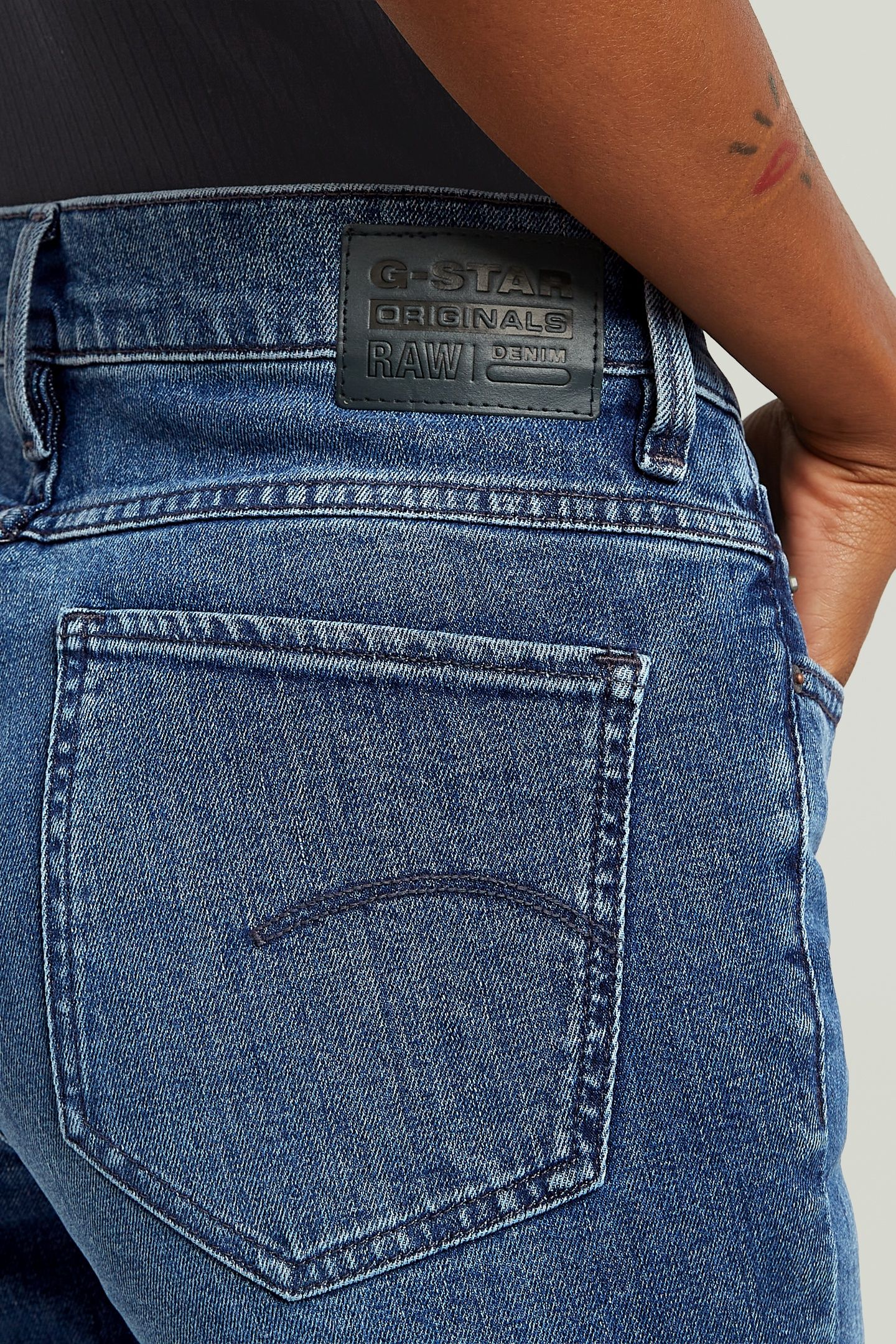 NOXER BOOTCUT JEANS MEDIUM BLUE 6