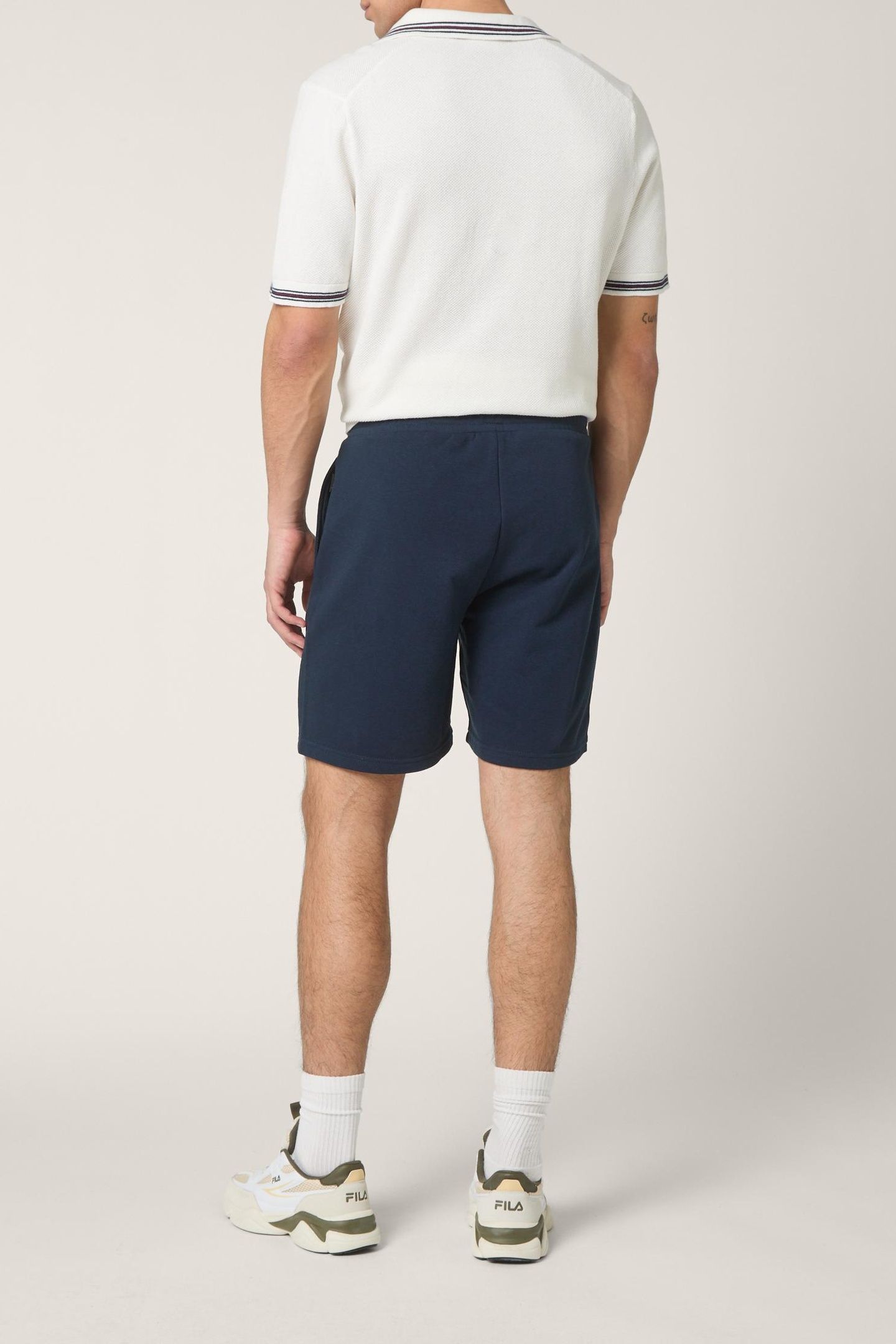VALSERA REGULAR LOGO SWEAT SHORTS BLACK IRIS 3