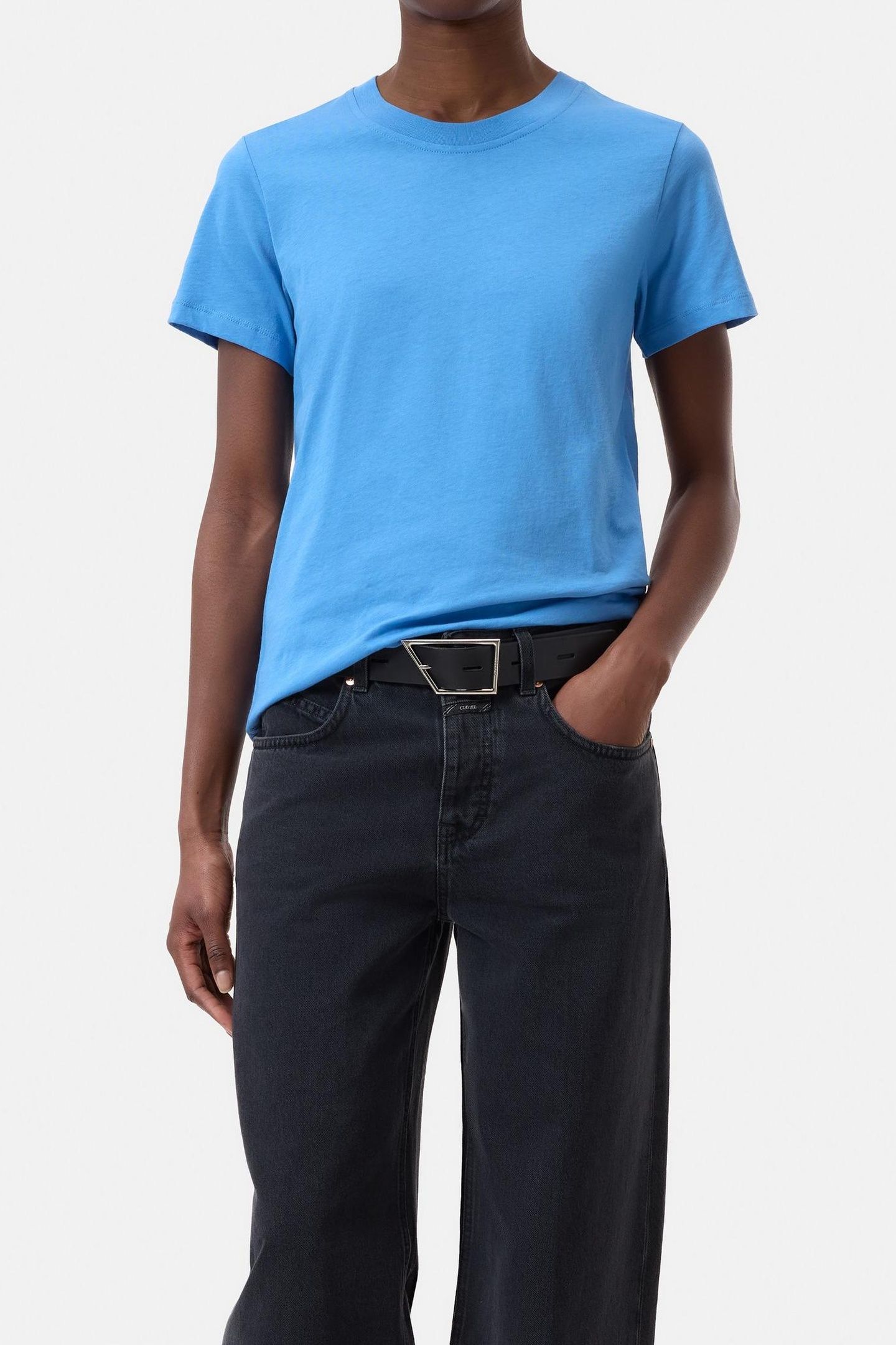 BASIC T-SHIRT CORNFLOWER BLUE 1