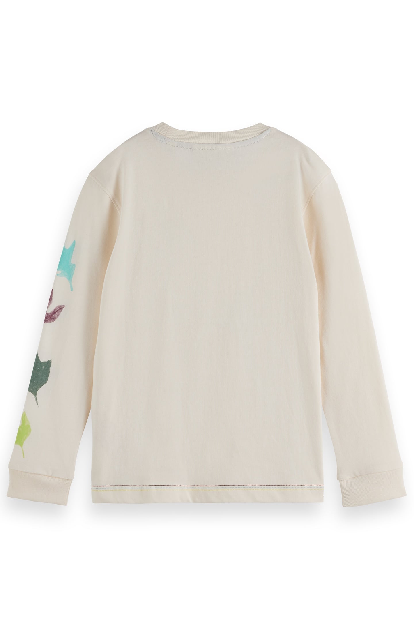 BOY RELAXED-FIT LONG-SLEEVED ARTWORK T-SHIRT EGGNOG 2