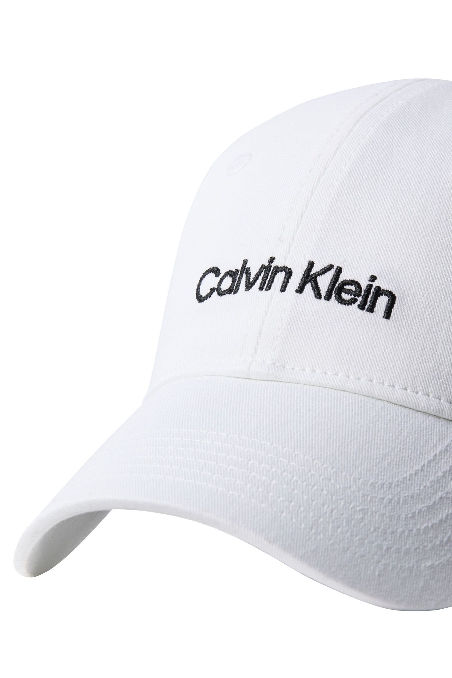 LOGO EMBROIDERY BASEBALL CAP BRIGHT WHITE 3