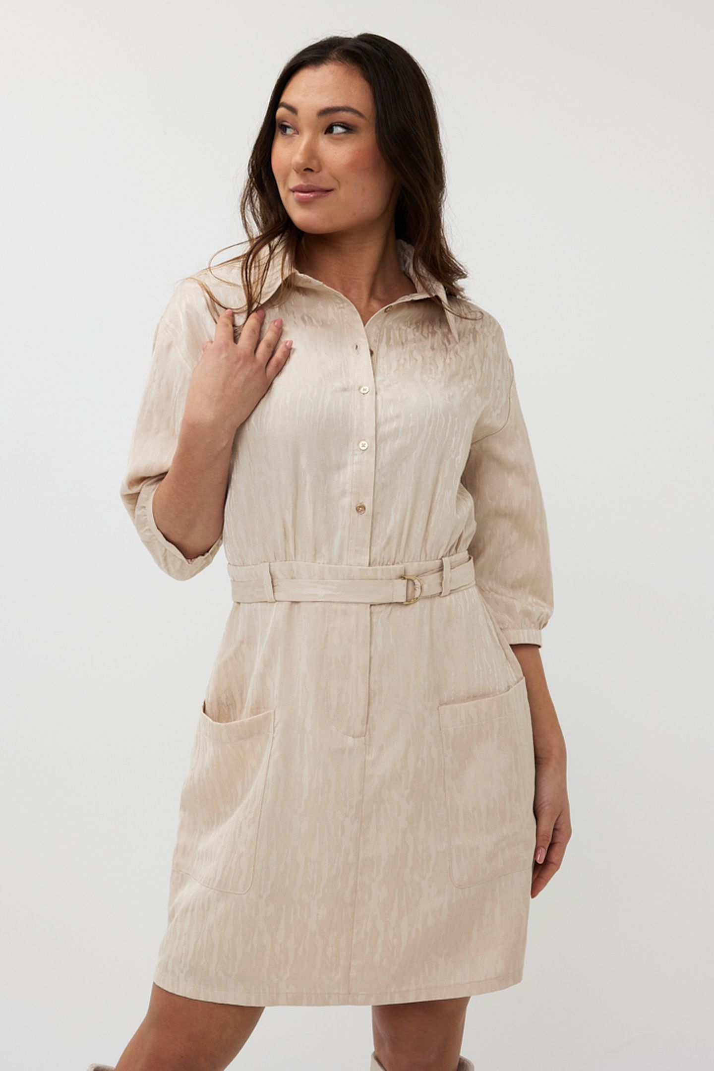 DRESS JACQUARD SAND 2