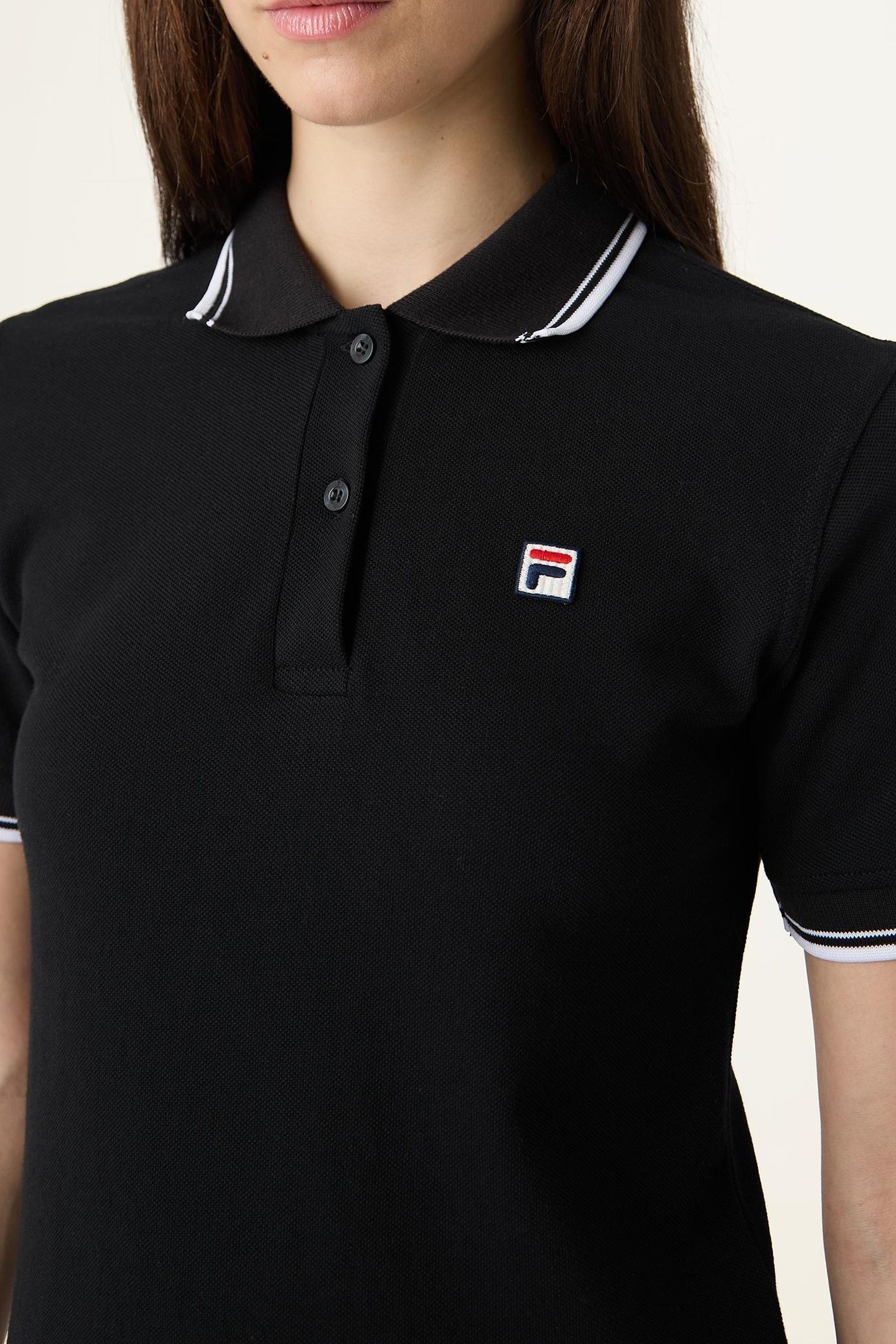 BIELLA SLIM TIPPED POLO SHIRT BLACK 2