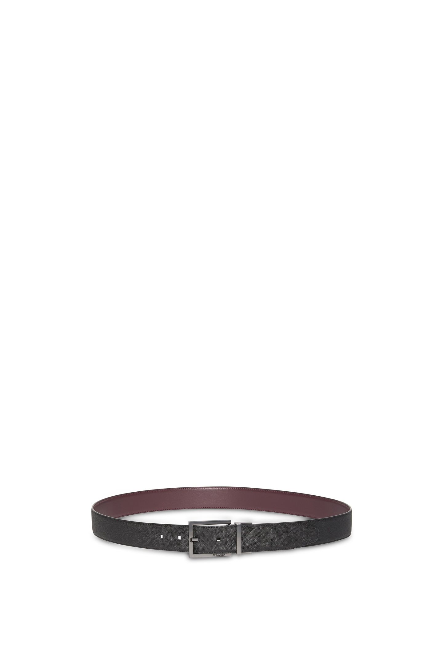 SQUARE BUCKLE 32MM BELT BLACK/DECADENT CHOCOLATE 1