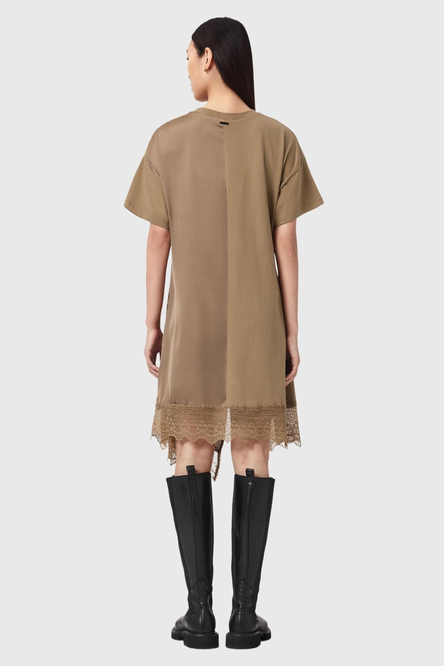 LANA LACE DRESS BUTTERNUT BROWN 4