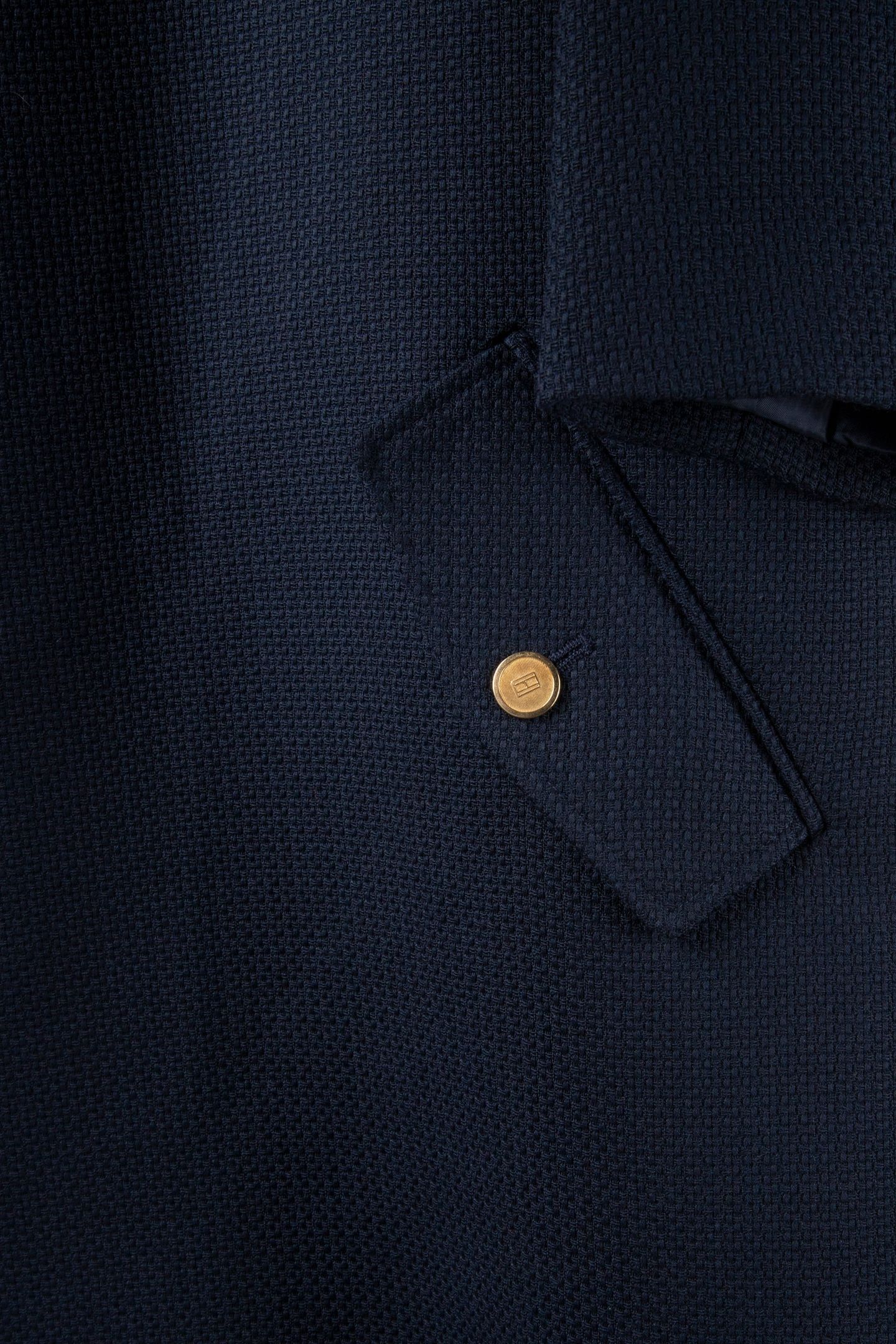PREPPY TEXTURE MINI DRESS DARK NIGHT NAVY 4