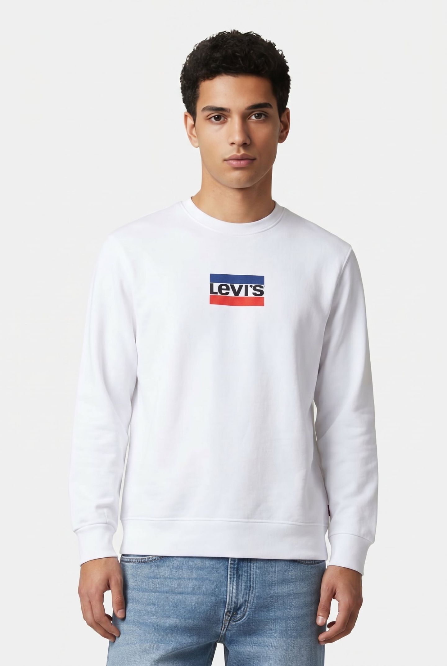 GRAPHIC SWEATSHIRT SPORTSWEAR B.R.W. WHITE 1