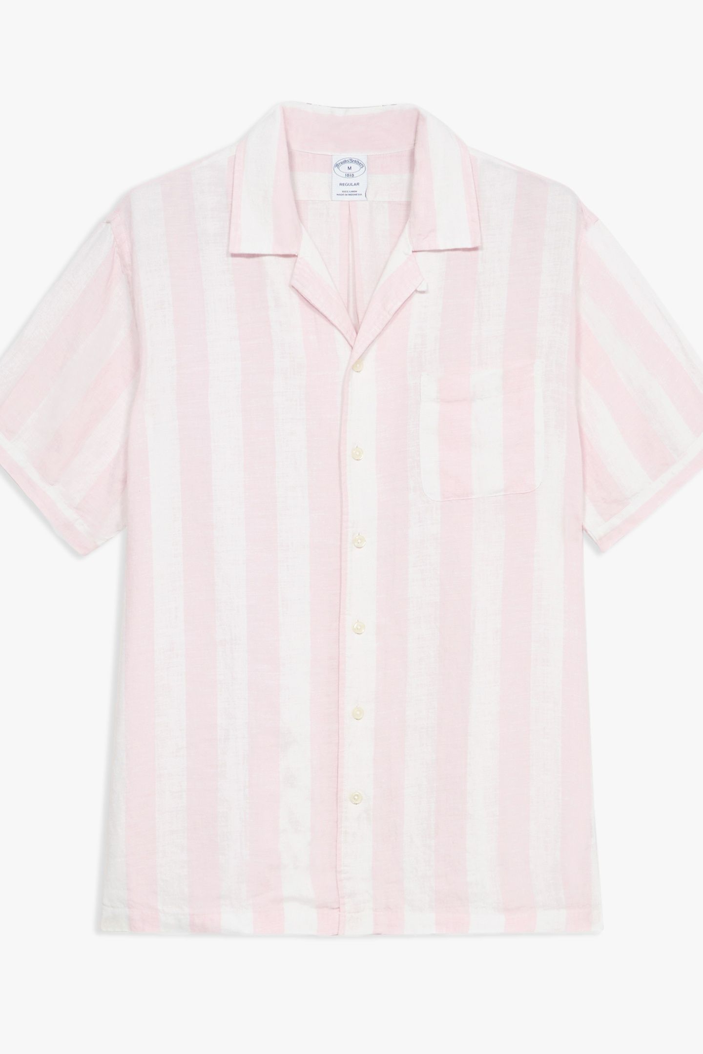 CASUAL LINEN SHIRT LIGHT PINK 1