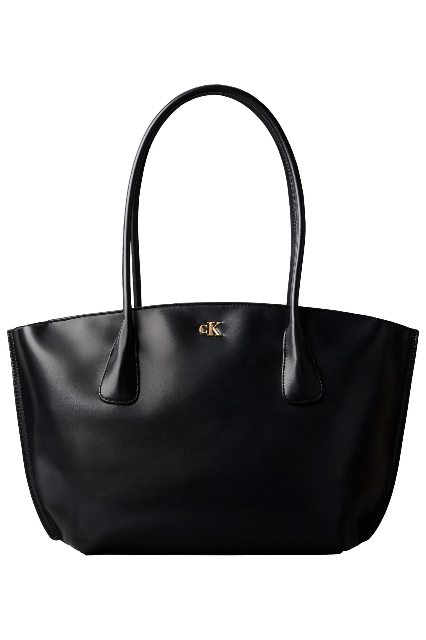 MEDIUM DOME TOTE BLACK/ANTIQUE LIGHT GOLD 3