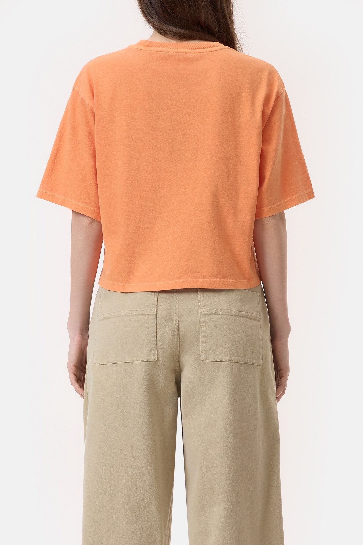 CROPPPED T-SHIRT PUMPKIN ORANGE 2