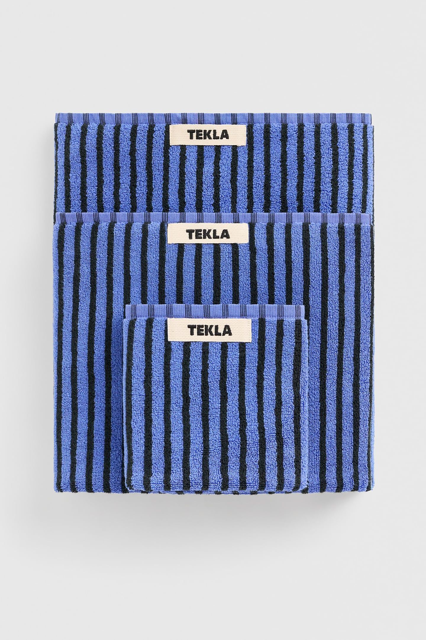 UNISEX WASHCLOTH BLUE & BLACK 1