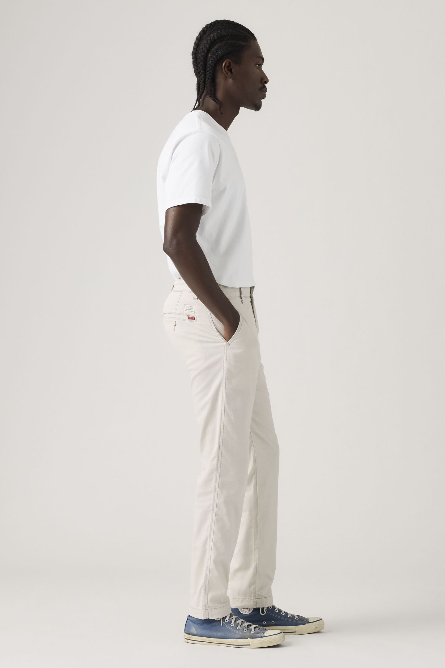 XX CHINO STANDARD TAPER LIGHTWEIGHT LINEN PANTS 4