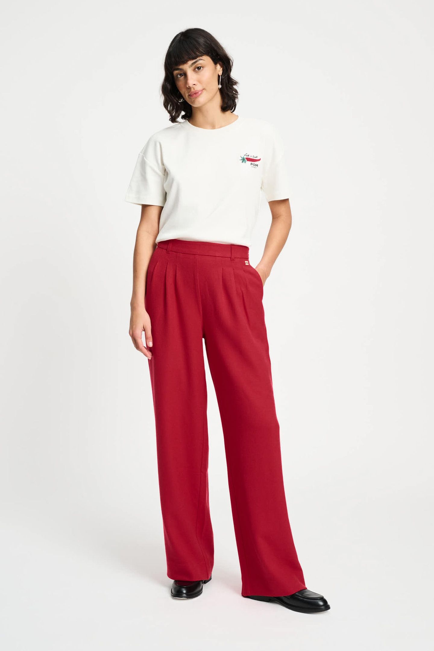 PANTS - CHILI RED 2