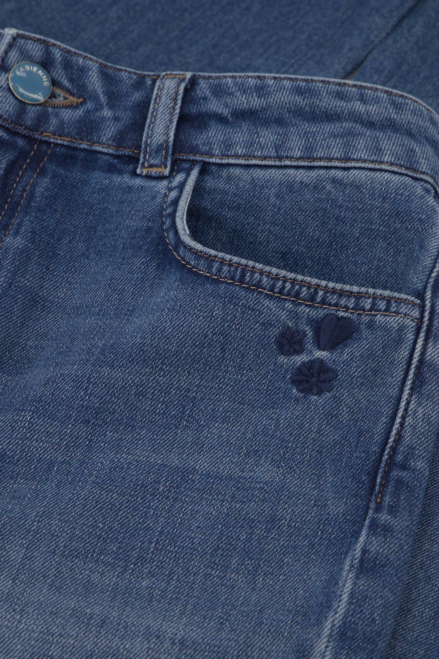 EVA FLARE JEANS MID BLUE 6