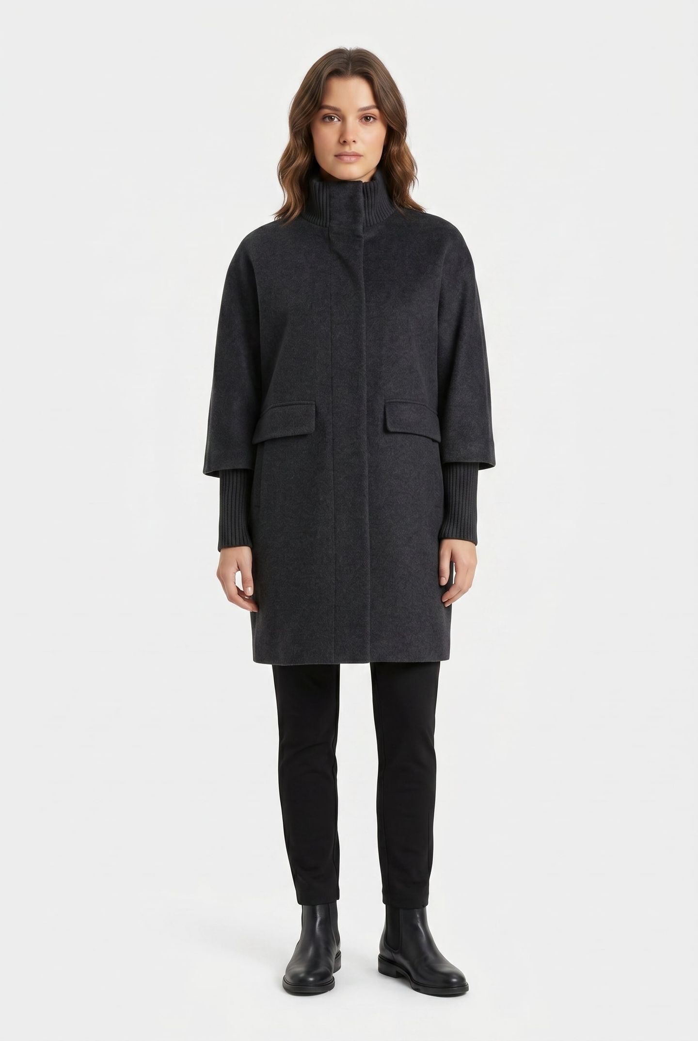 COMMA JACKET OUTDOOR GREY/BLACK 1