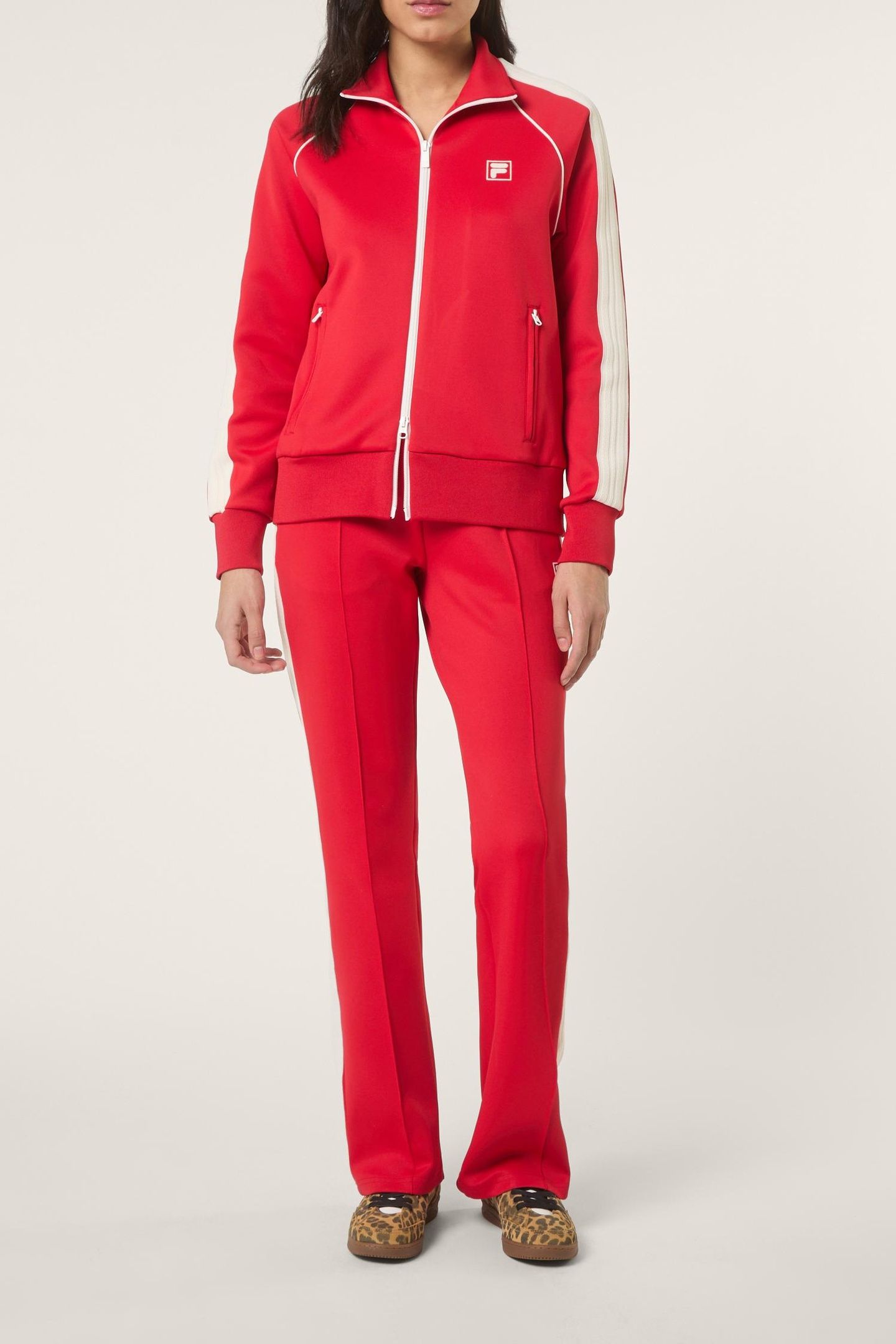 MARLIANO REGULAR TAPED TRACK JACKET TRUE RED 2