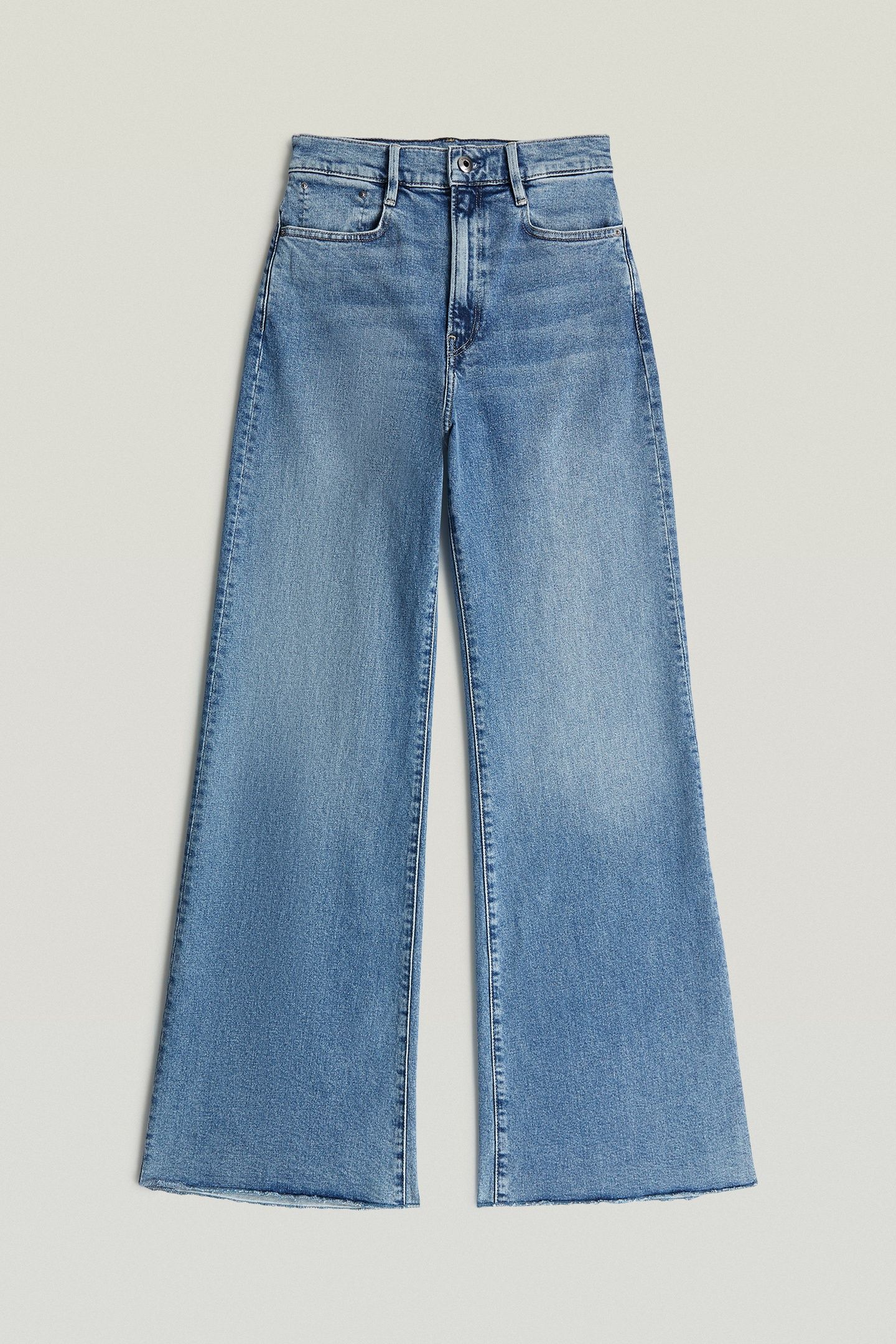 DECK ULTRA HIGH WIDE LEG JEANS MEDIUM BLUE 4