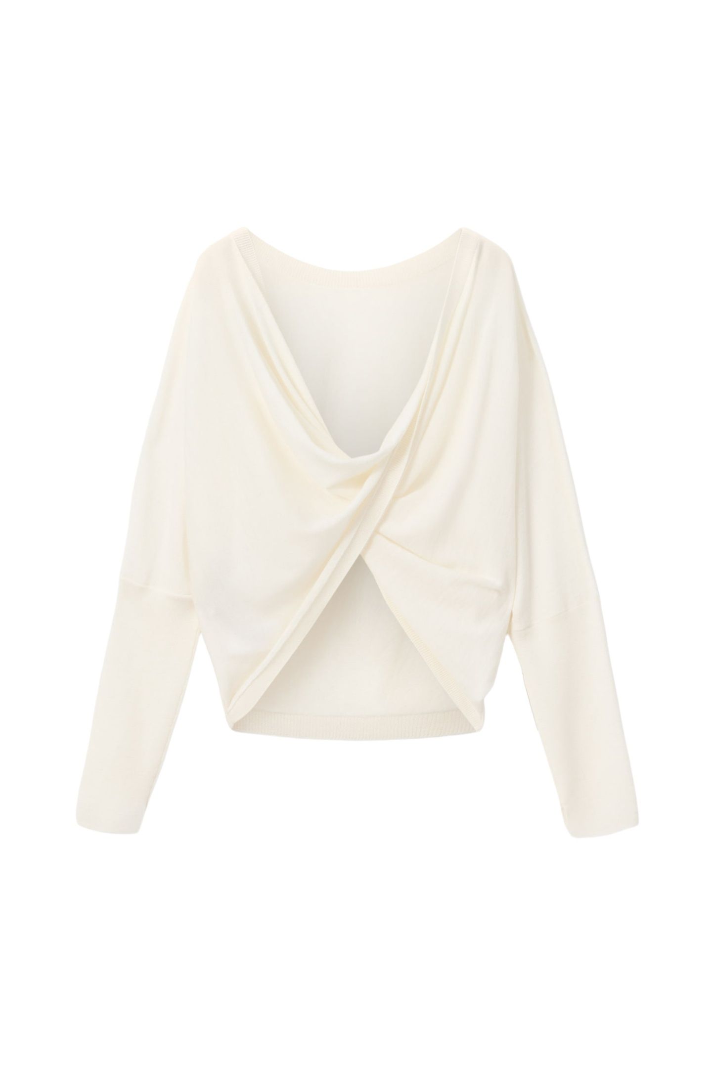 JULIEANA WRAP JUMPER CHALK WHITE 5