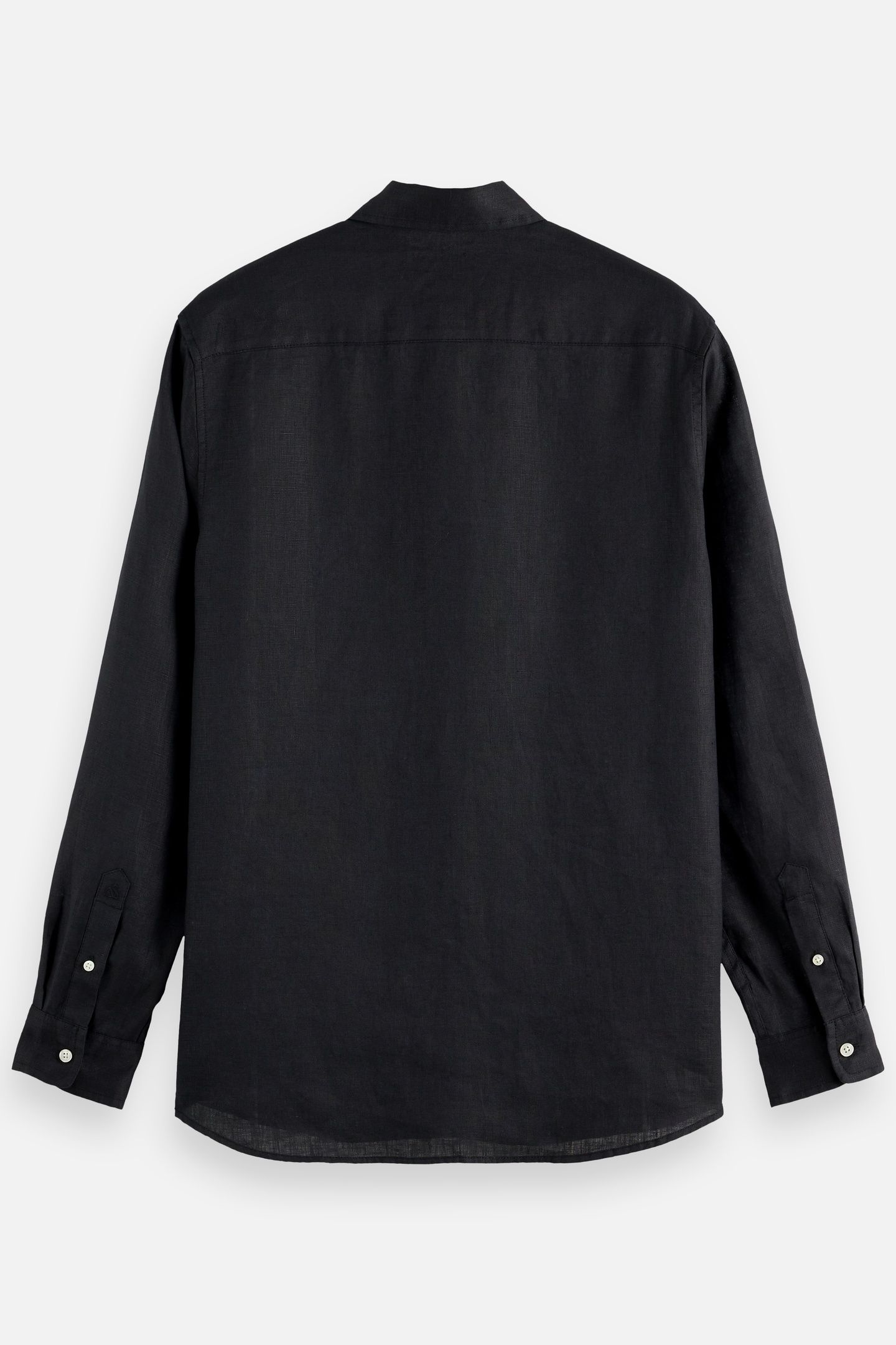 NOS LINEN REGULAR-FIT SHIRT BLACK 5