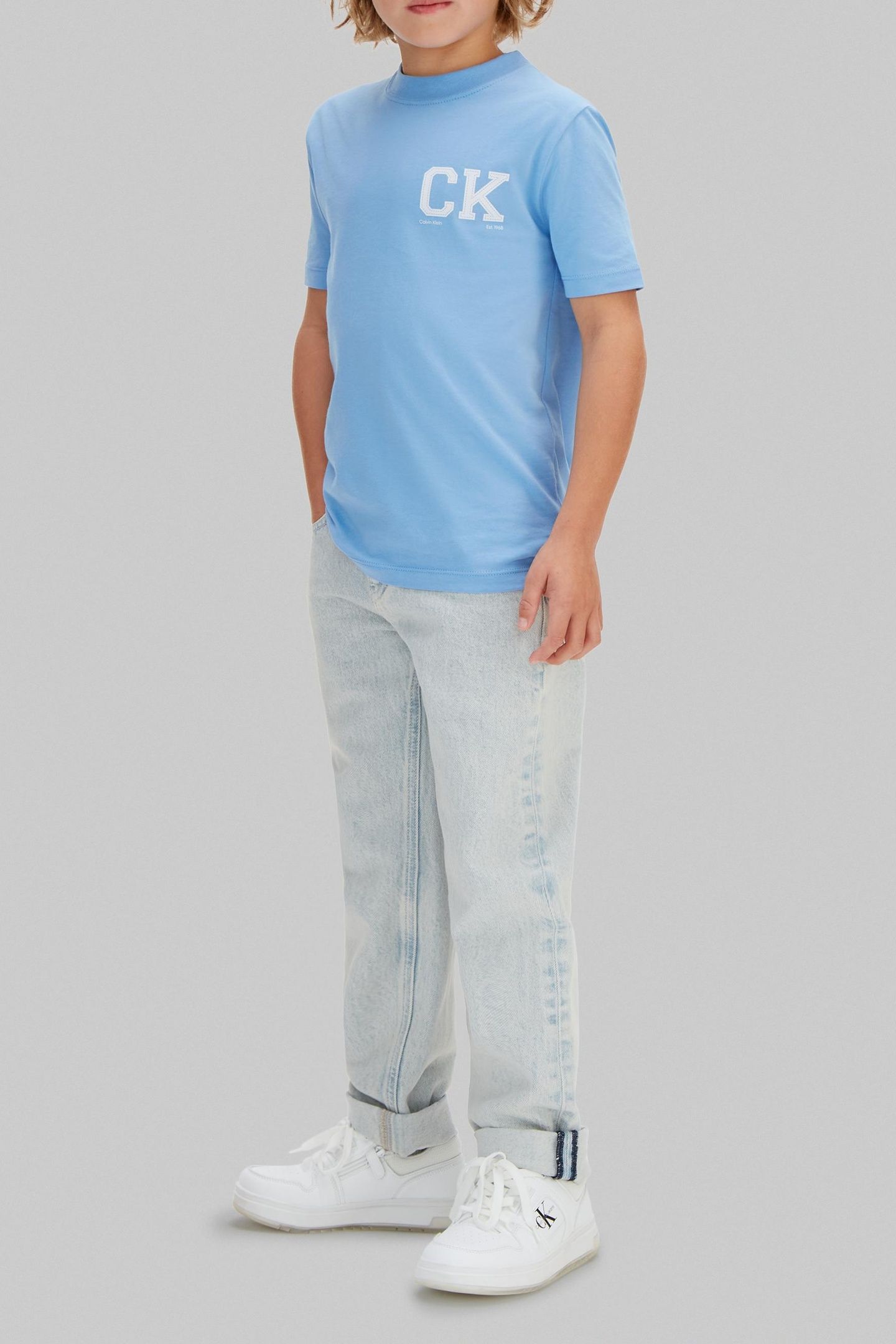 BOYS CHEST LOGO SS T-SHIRT PROVENCE 2