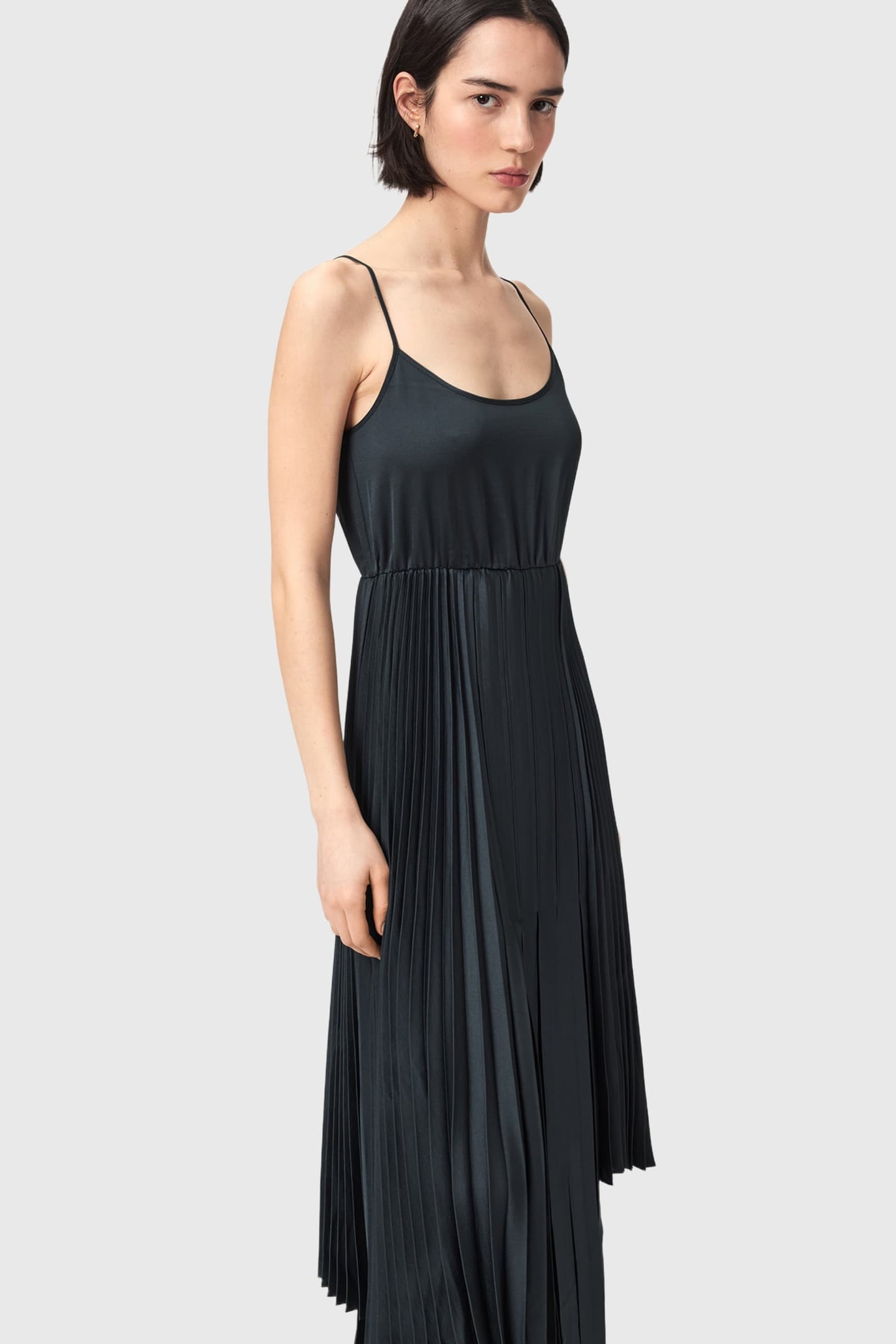 LUCILLE DRESS CARBON BLUE 1