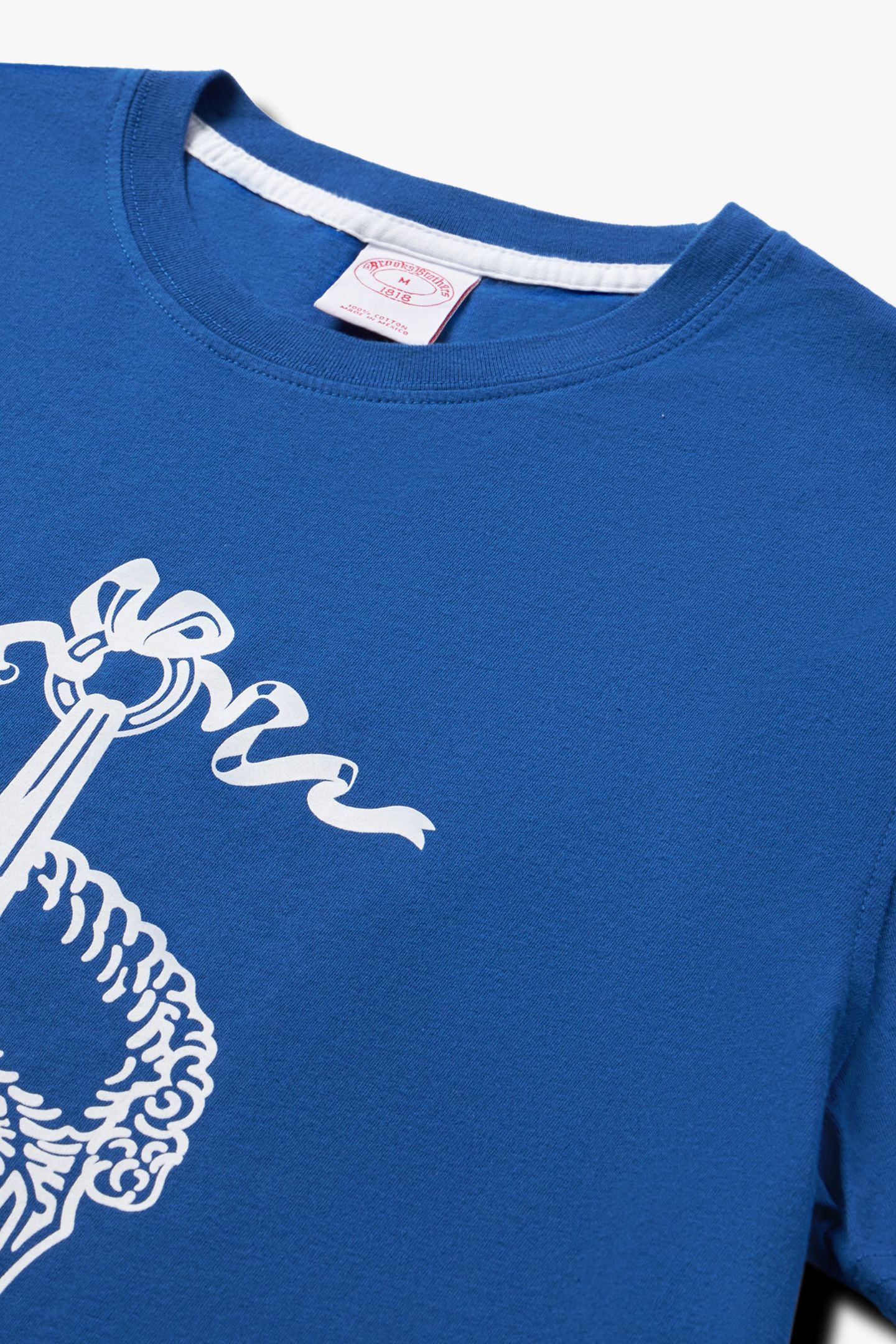 COTTON T-SHIRT OPEN BLUE 4