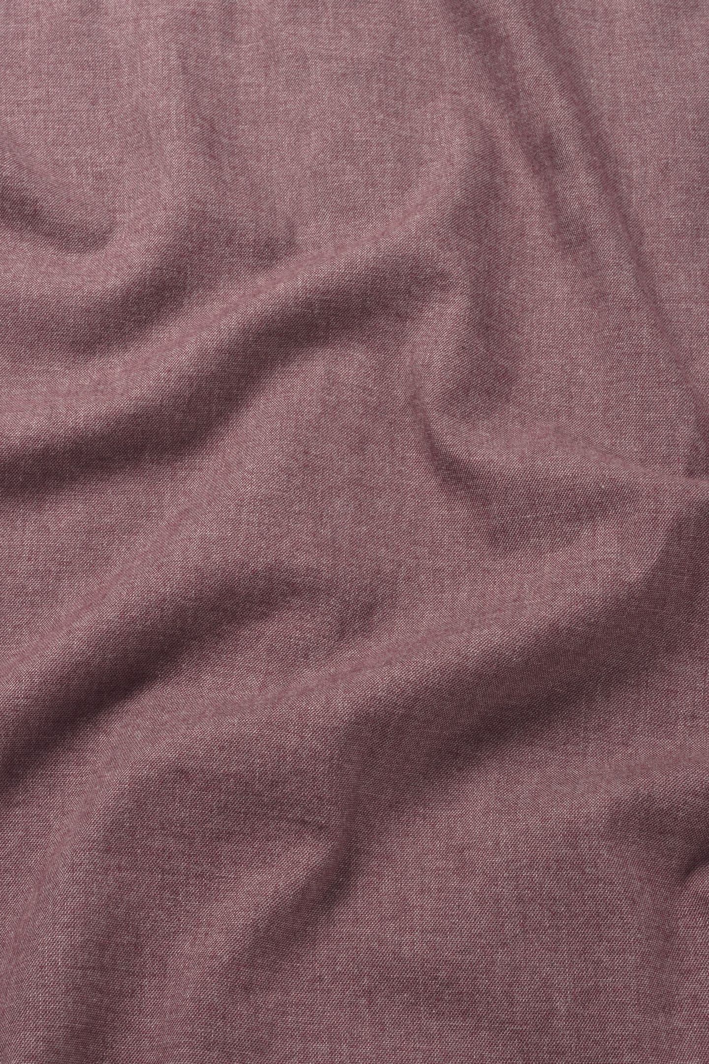 WAL – JAMES BRUSHED TWILL REGULAR SHIRT BURGUNDY 4