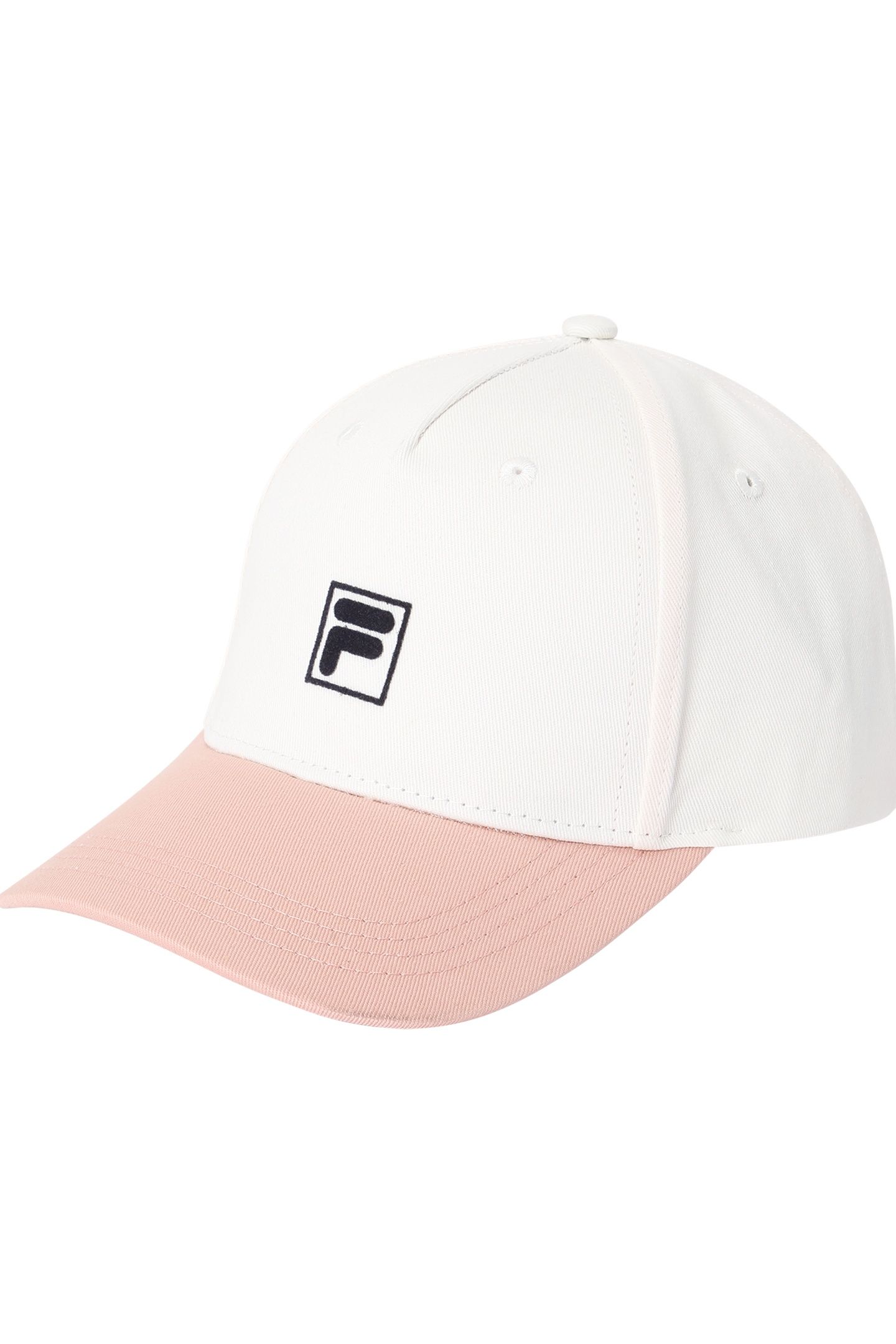 PARDOSSI 5 PANEL CAP EGRET-MELLOW ROSE 1