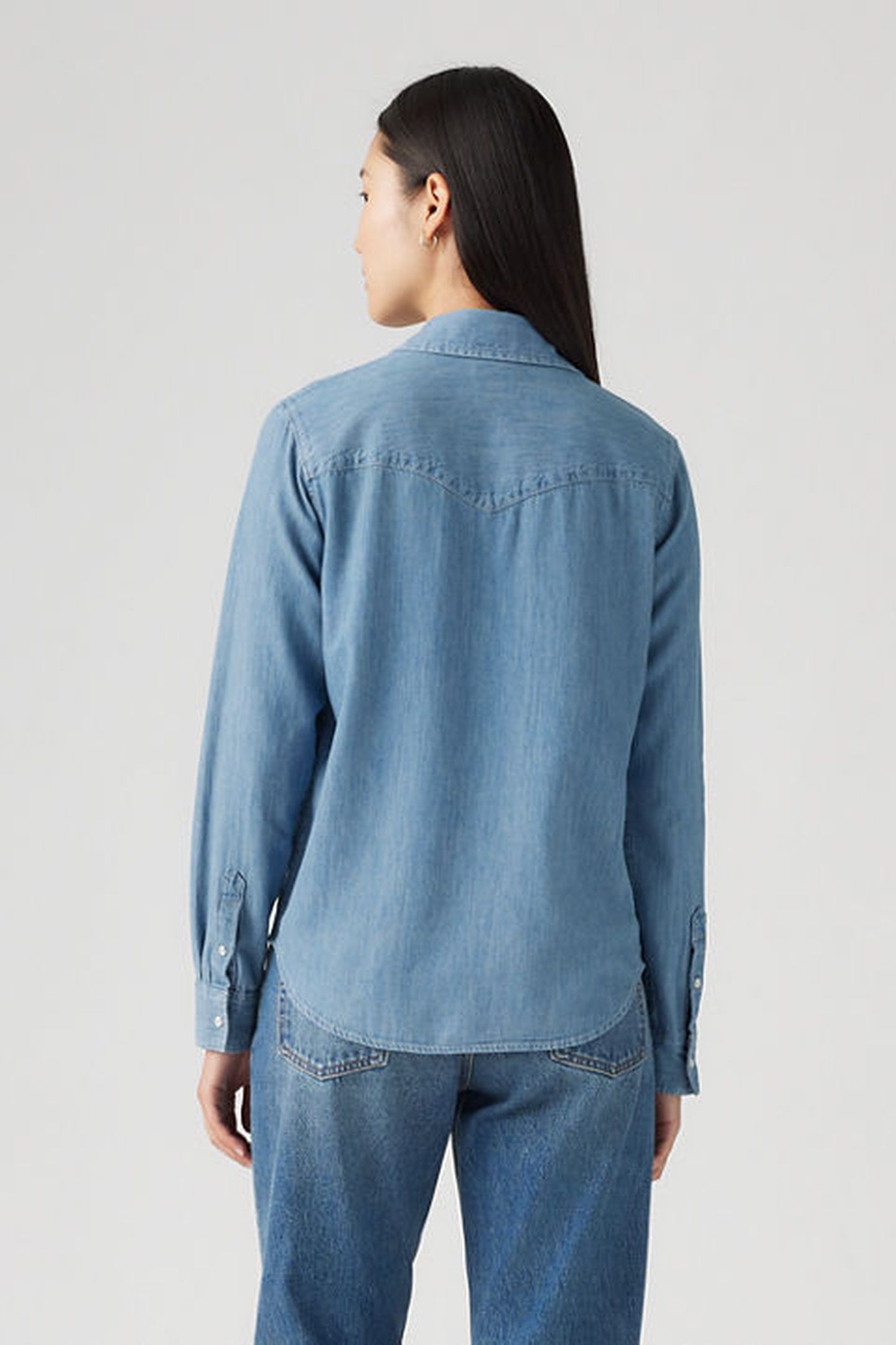 ICONIC WESTERN LINEN+ DENIM SHIRT 2