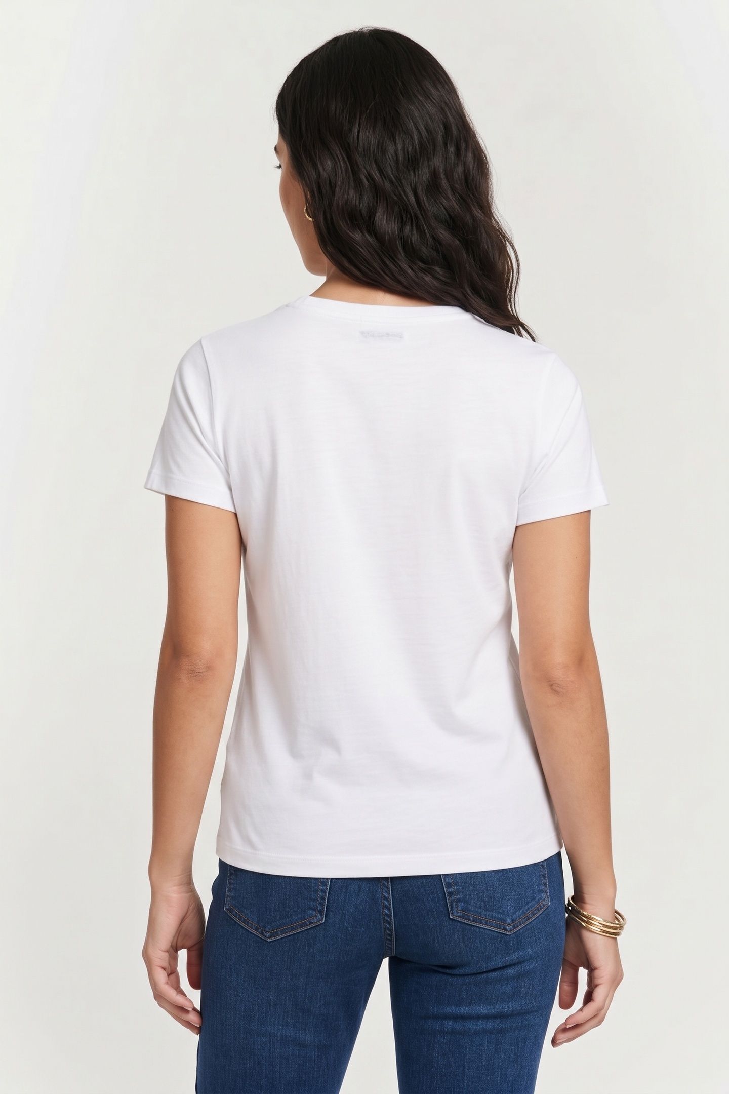 T-SHIRT W/PRINTED COTTON WHITE 2