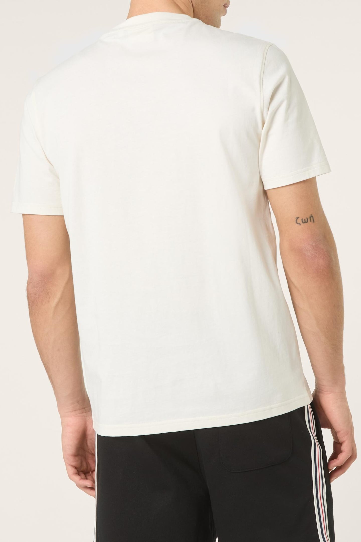 DIECIMO REGULAR HERITAGE TAPE T-SHIRT EGRET 3