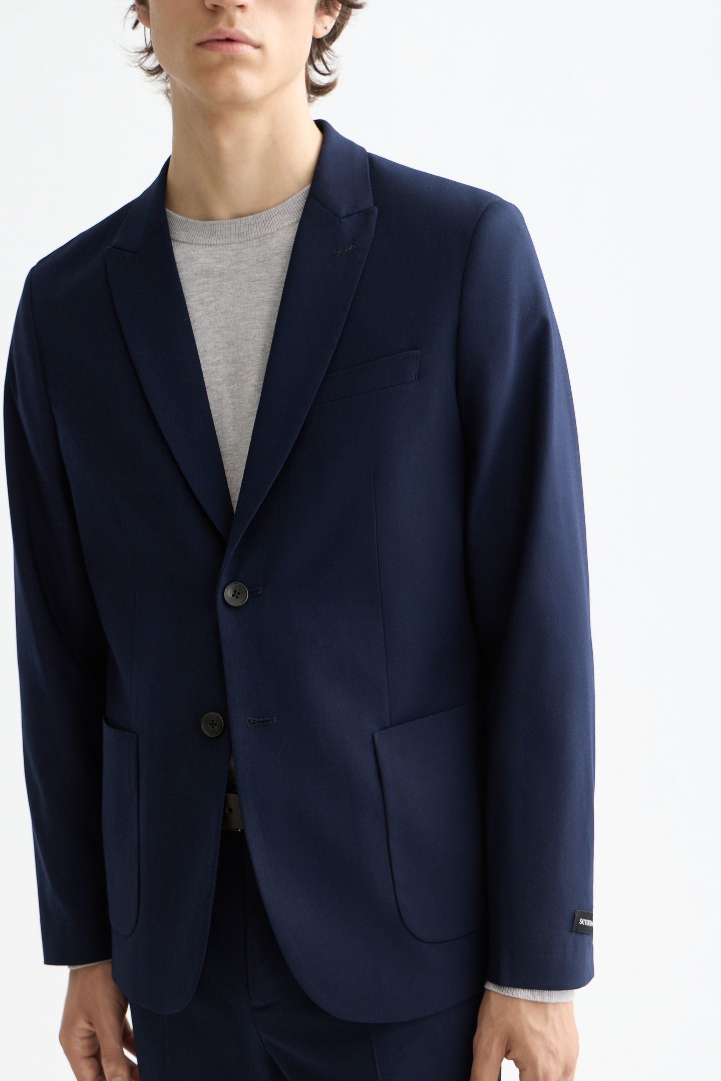CORE - UNCONSTRUCTED PEAK LAPEL COOL-WOOL BLAZER NIGHT 4