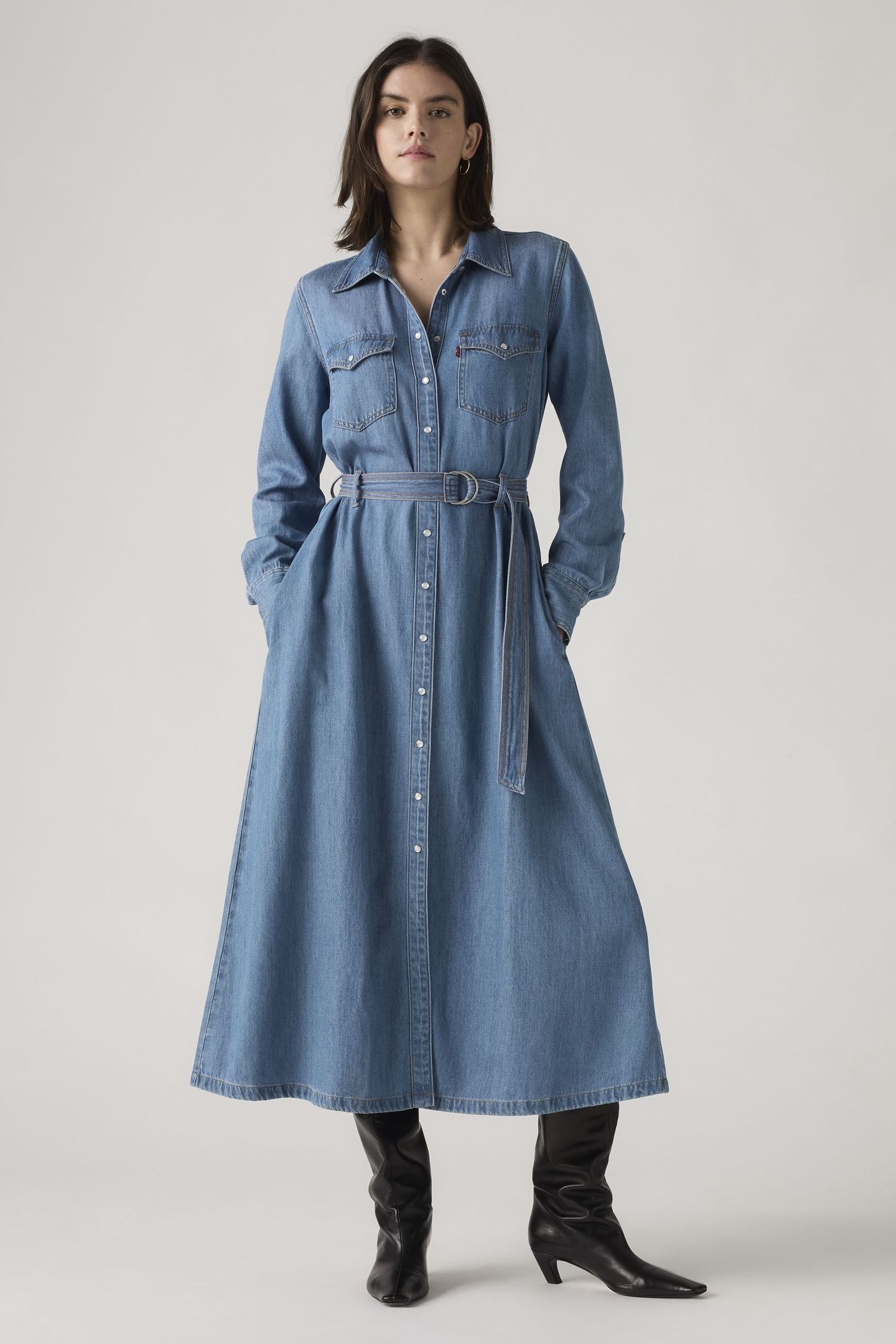 QUINCEY LONG SLEEVE MAXI DRESS 3