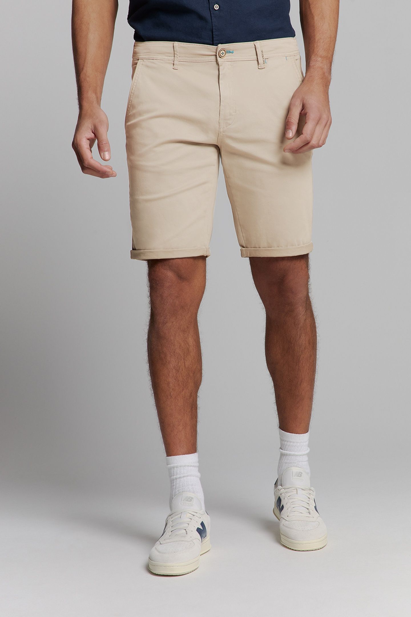 SHORT CHINO GARMENT DYED TWILL STRETCH LIGHT DESERT 3