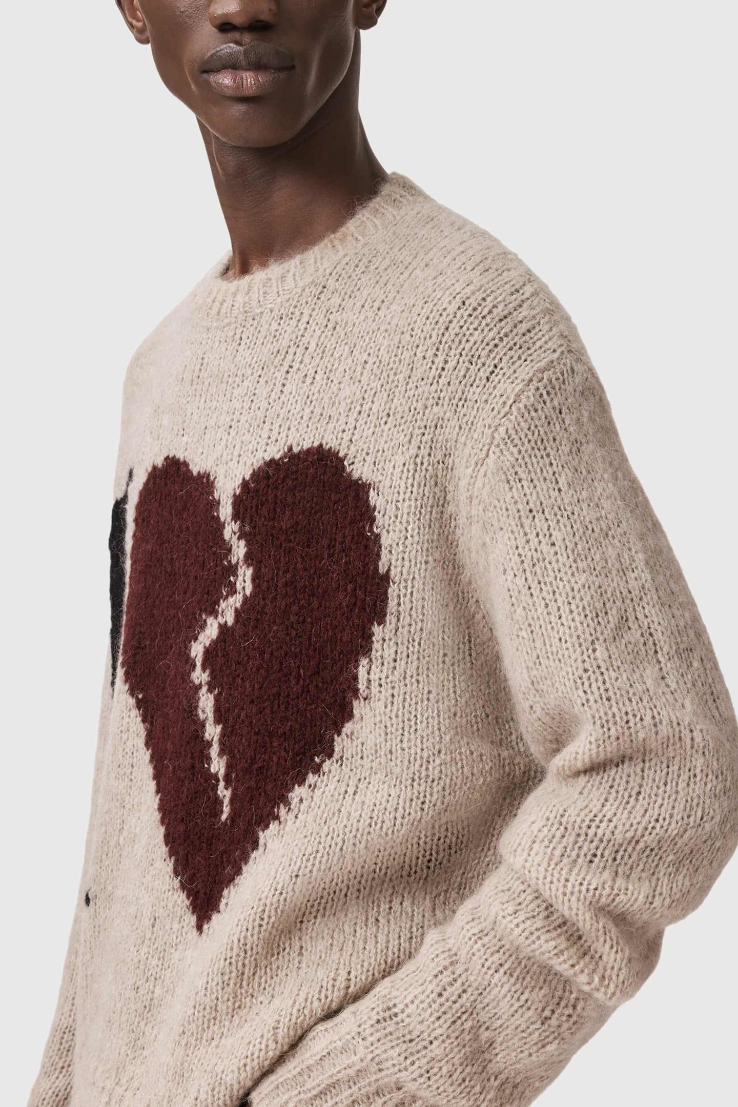 LOVER KNIT CREW PEBBLE BROWN 8