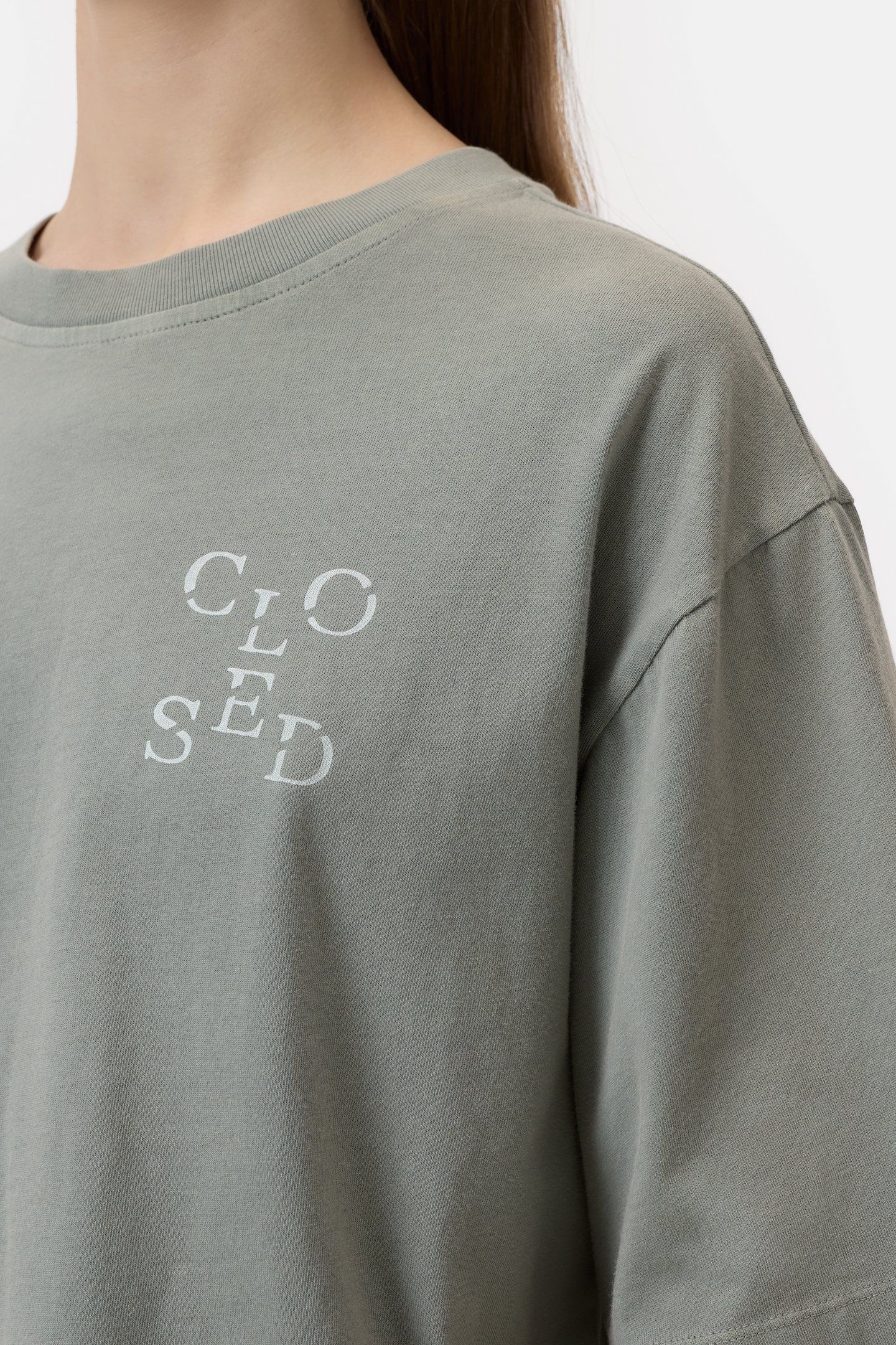 CROPPPED T-SHIRT FADED GREEN 5