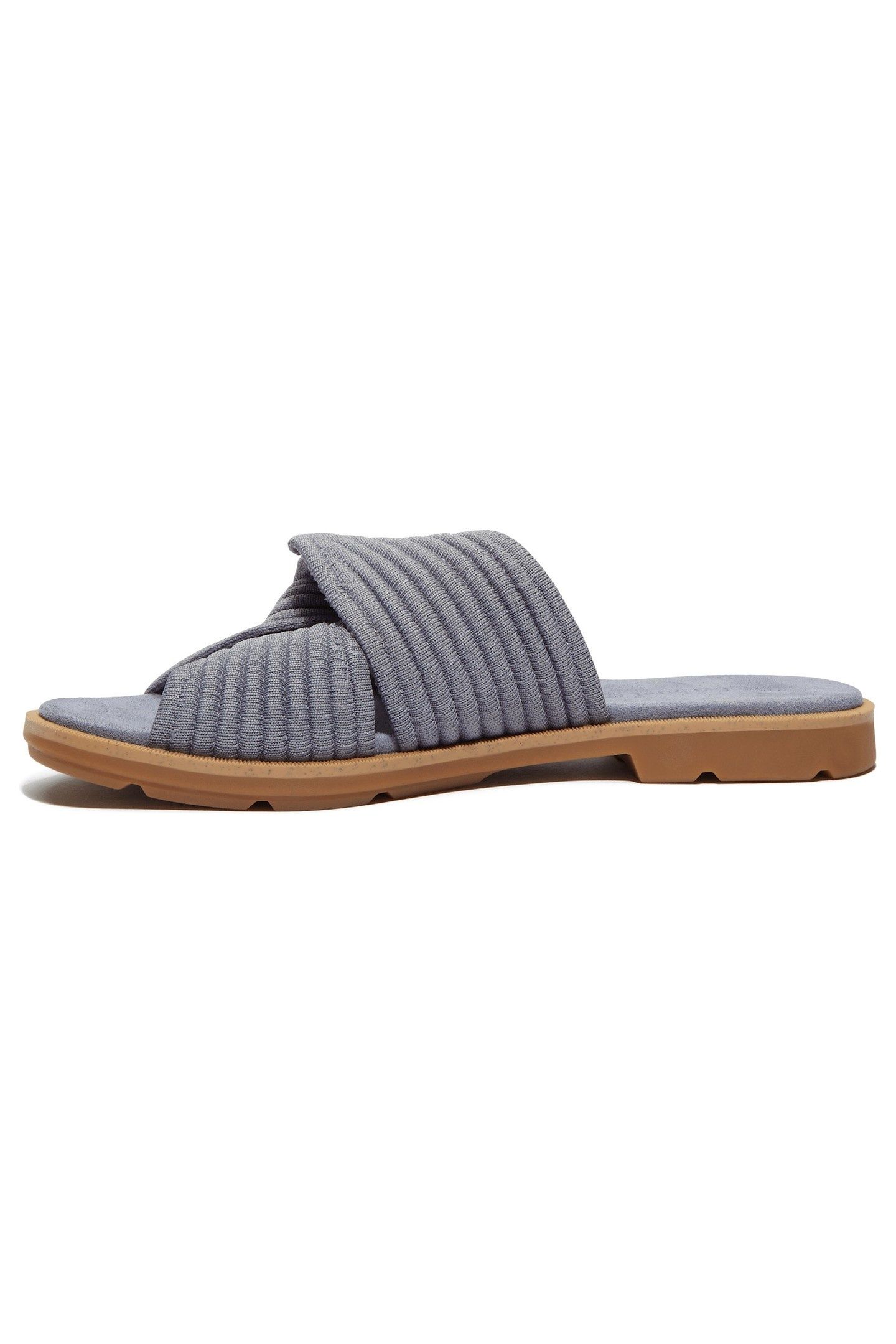CALISTA BAY SLIDE SANDAL MEDIUM PURPLE KNIT 9
