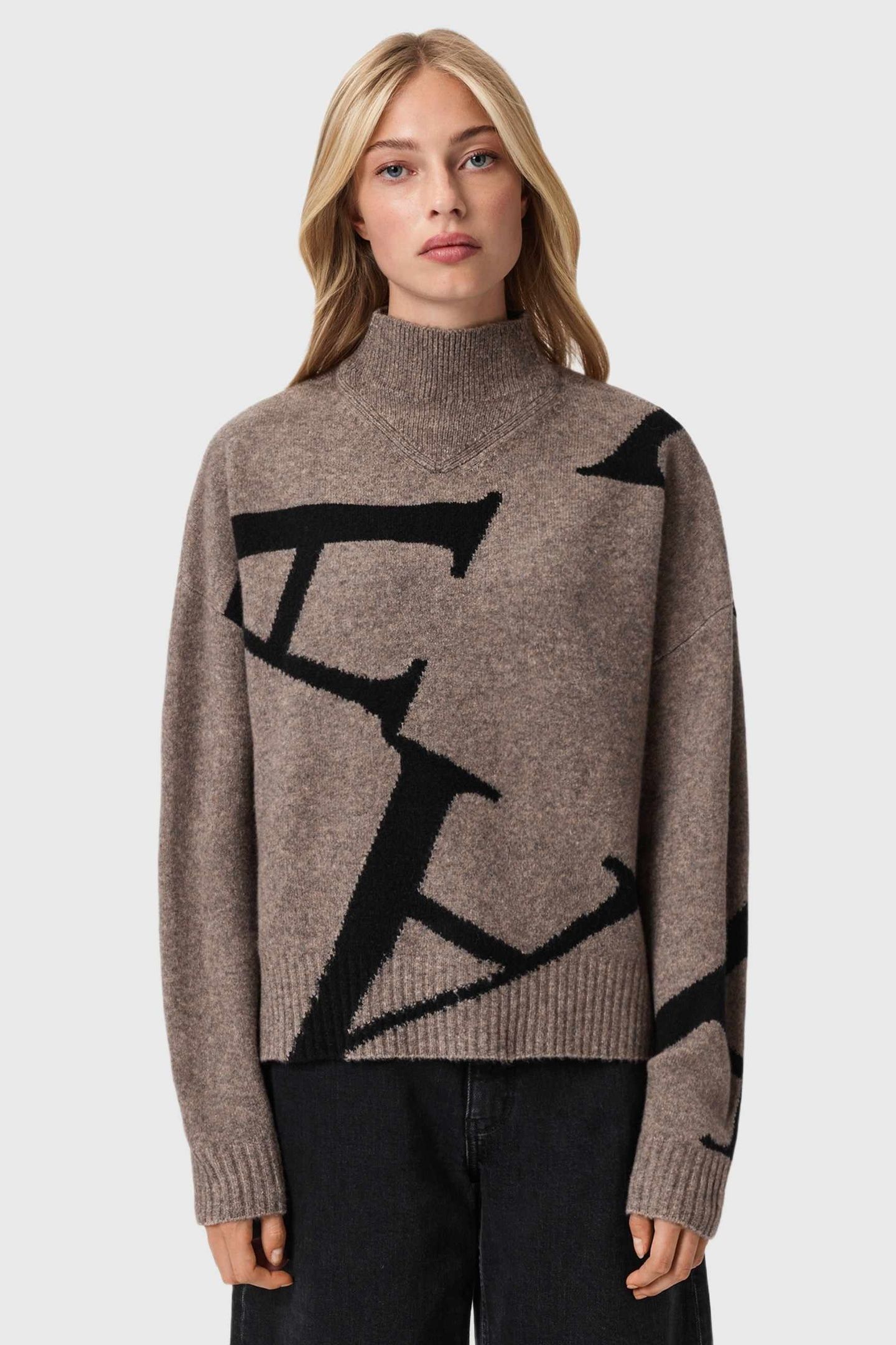 A STAR JUMPER DOE BROWN/BLACK 2